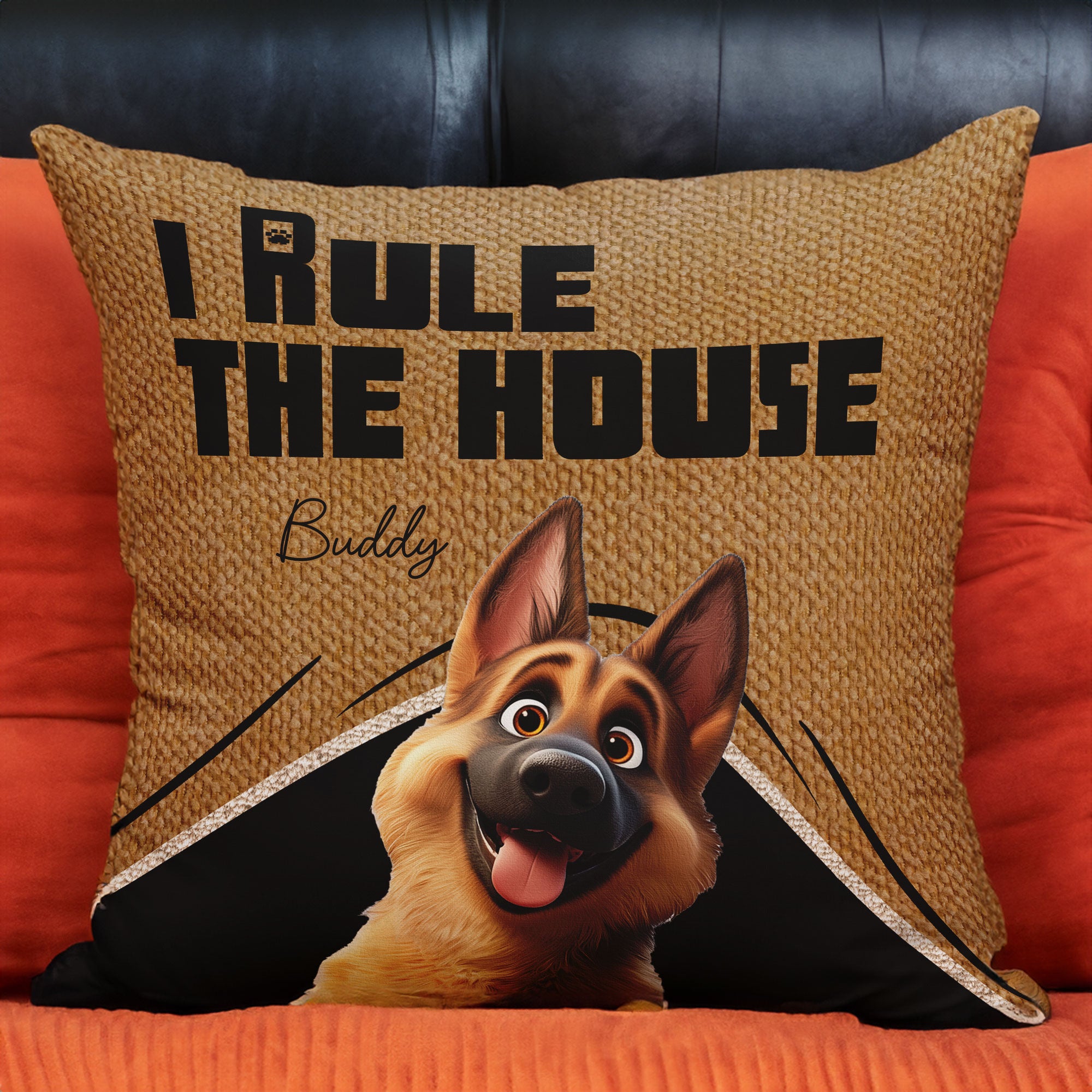 We Rule The House - Personalized Pillow (Insert Included)