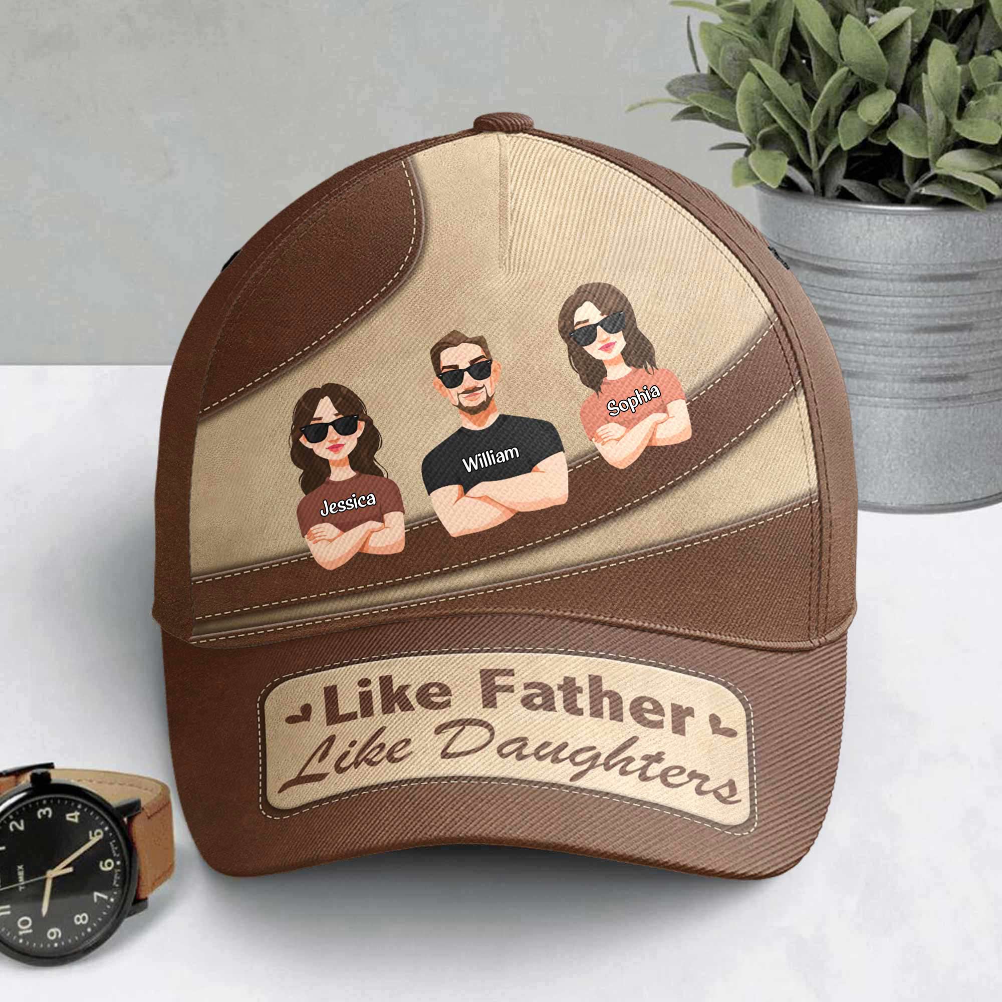 Like Father Like Daughters - Personalized Classic Cap