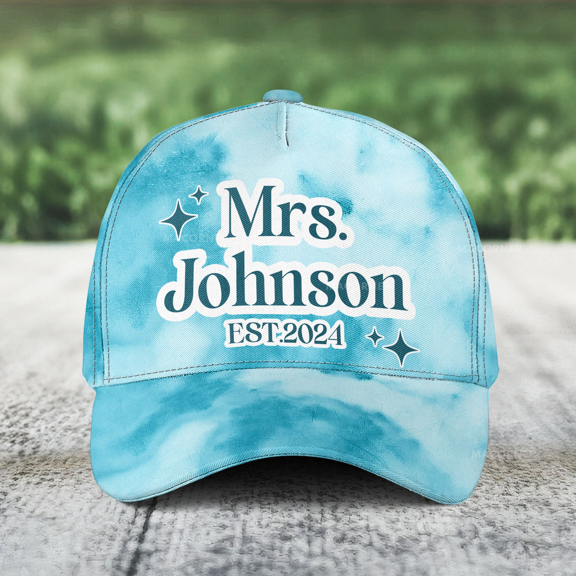 Wedding Gift Mr & Mrs - Personalized Classic Cap