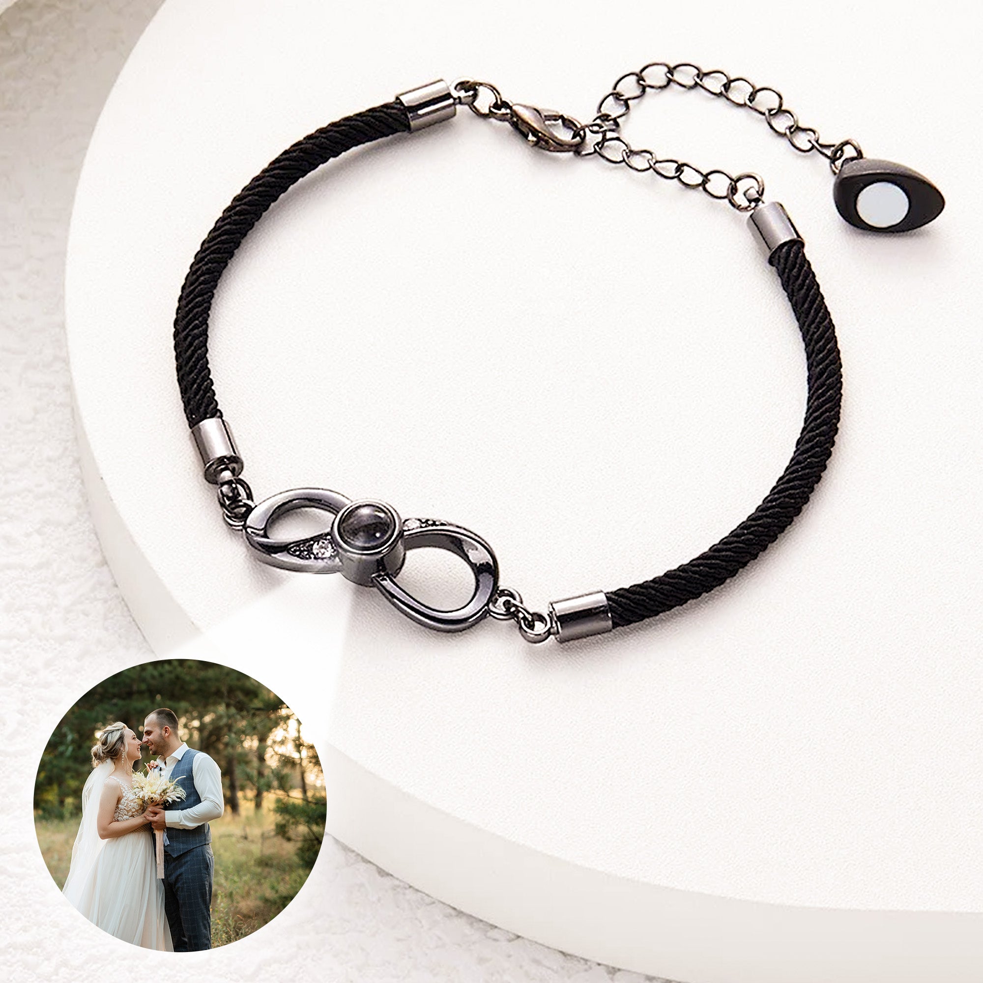 Wedding Gifts - Custom Photo Projection Bracelets