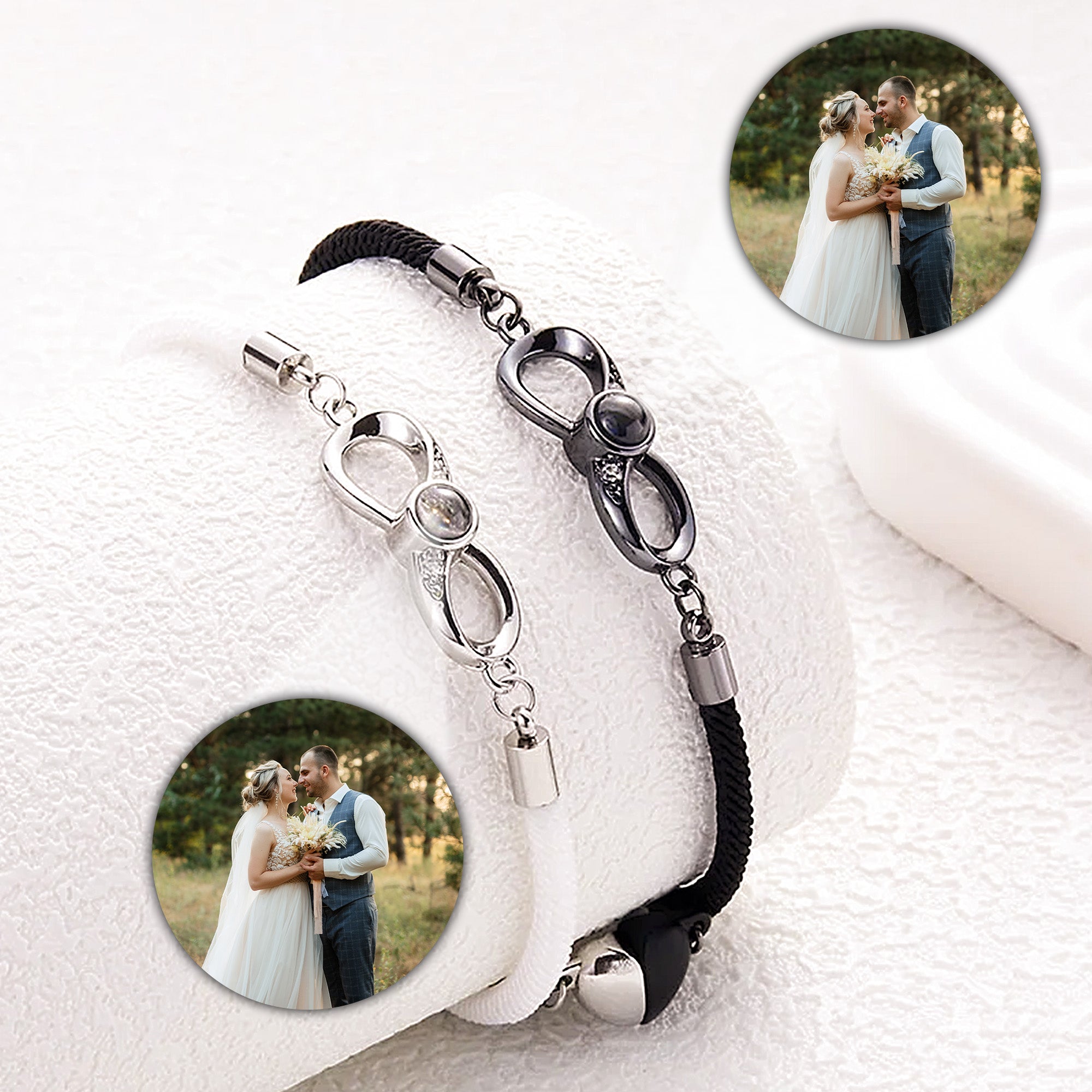 Wedding Gifts - Custom Photo Projection Bracelets