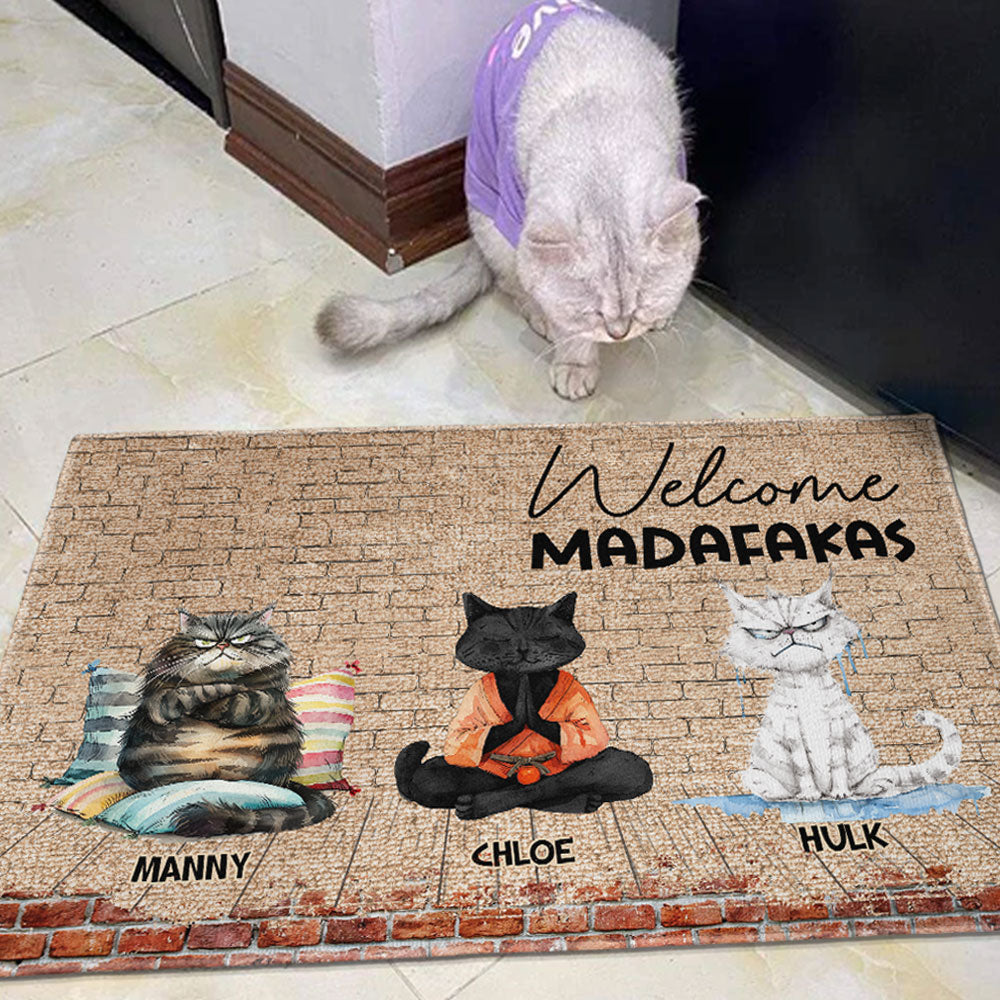 Welcome Madafakas - Personalized Doormat