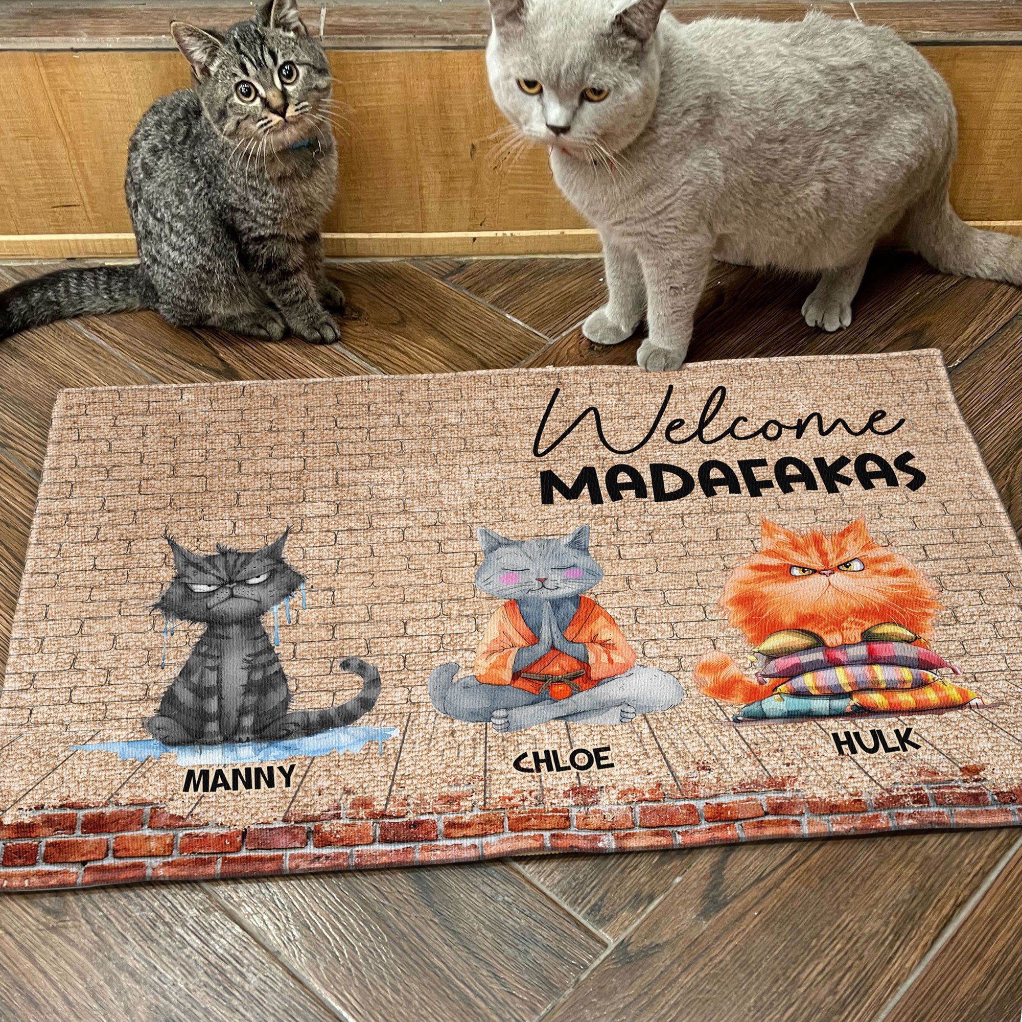 Welcome Madafakas - Personalized Doormat