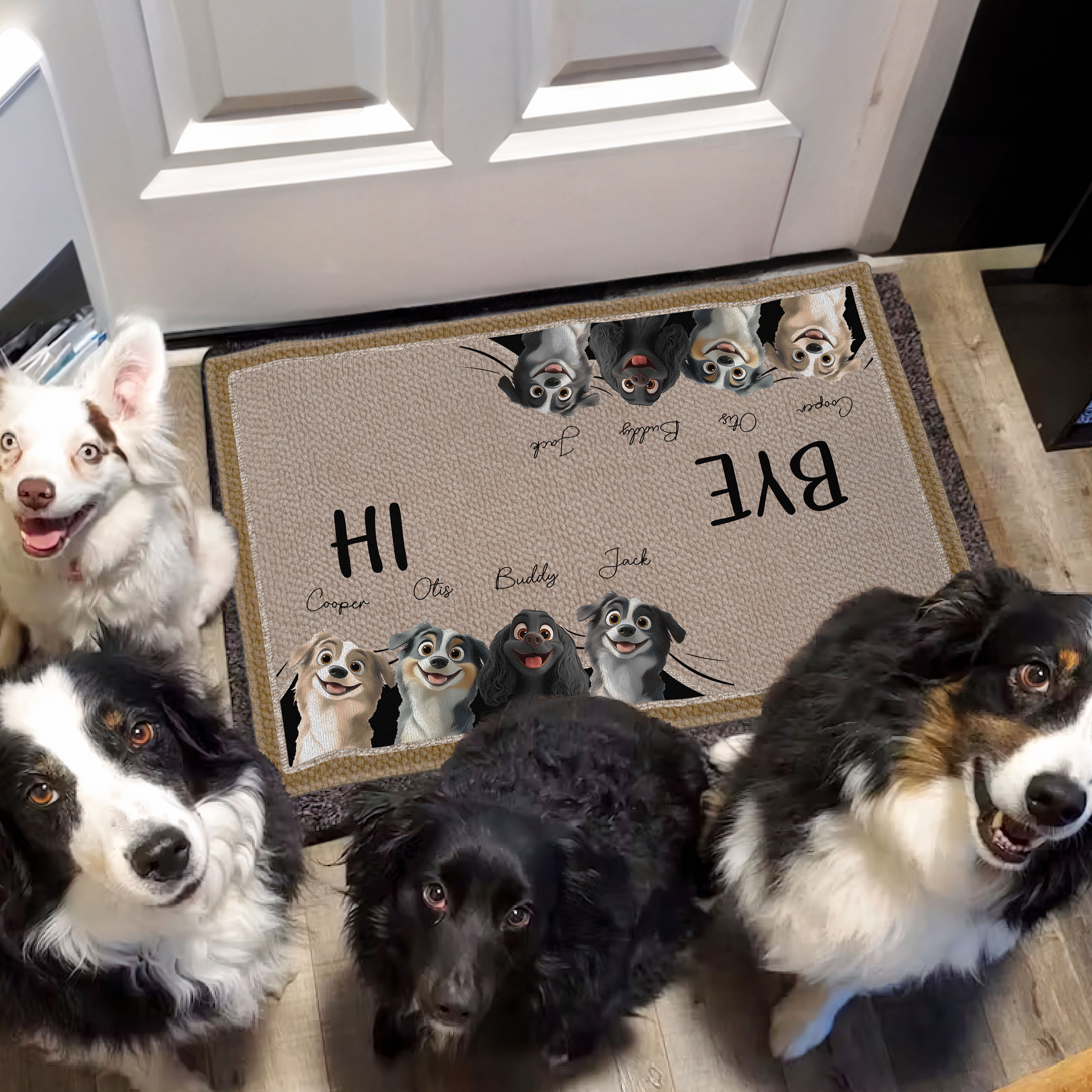 Welcome Mat For Dog Lover - Personalized Doormat