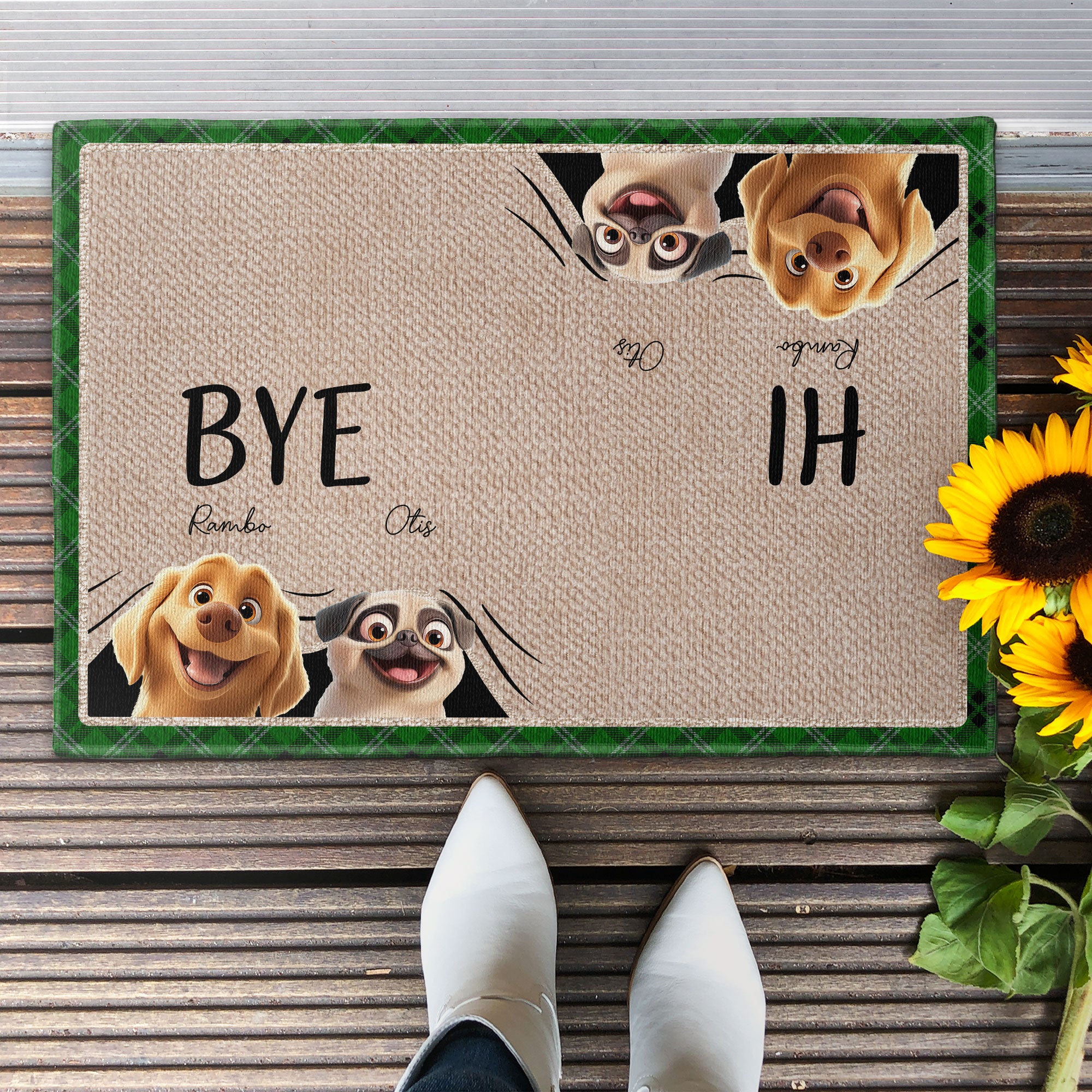 Welcome Mat For Dog Lover - Personalized Doormat