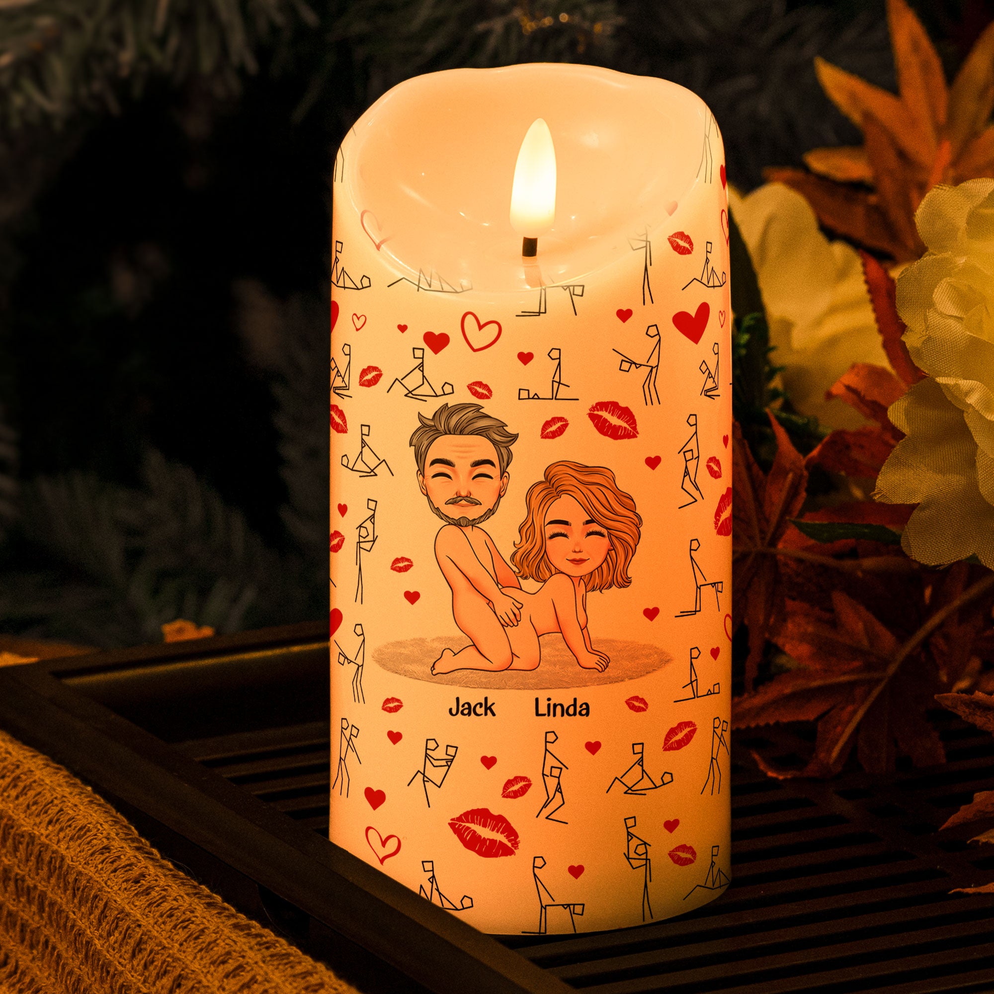 When This Candle Is Lit Give Me That D*ck New - Personalized LED Candle