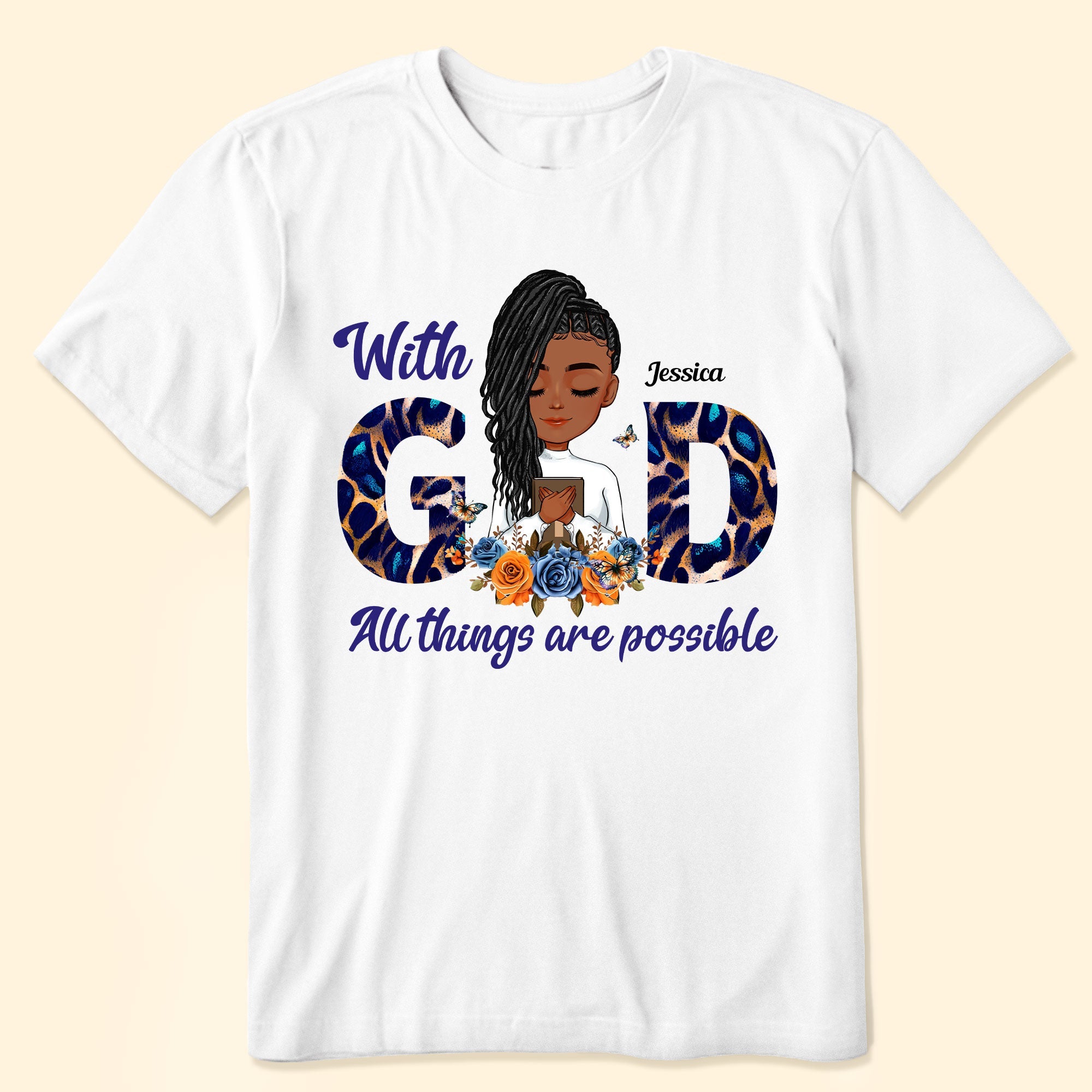 With God All Things Are Possible - Personalized Shirt