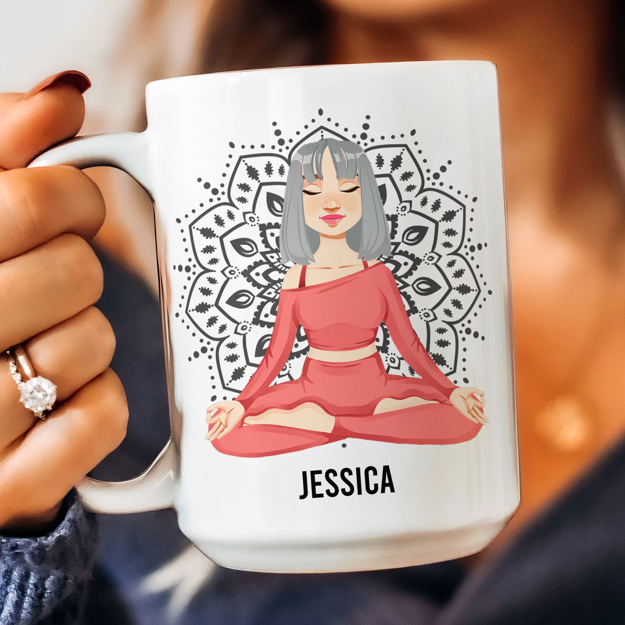 Yoga Is My Favorite Way To Pretend To Work Out - Personalized Mug