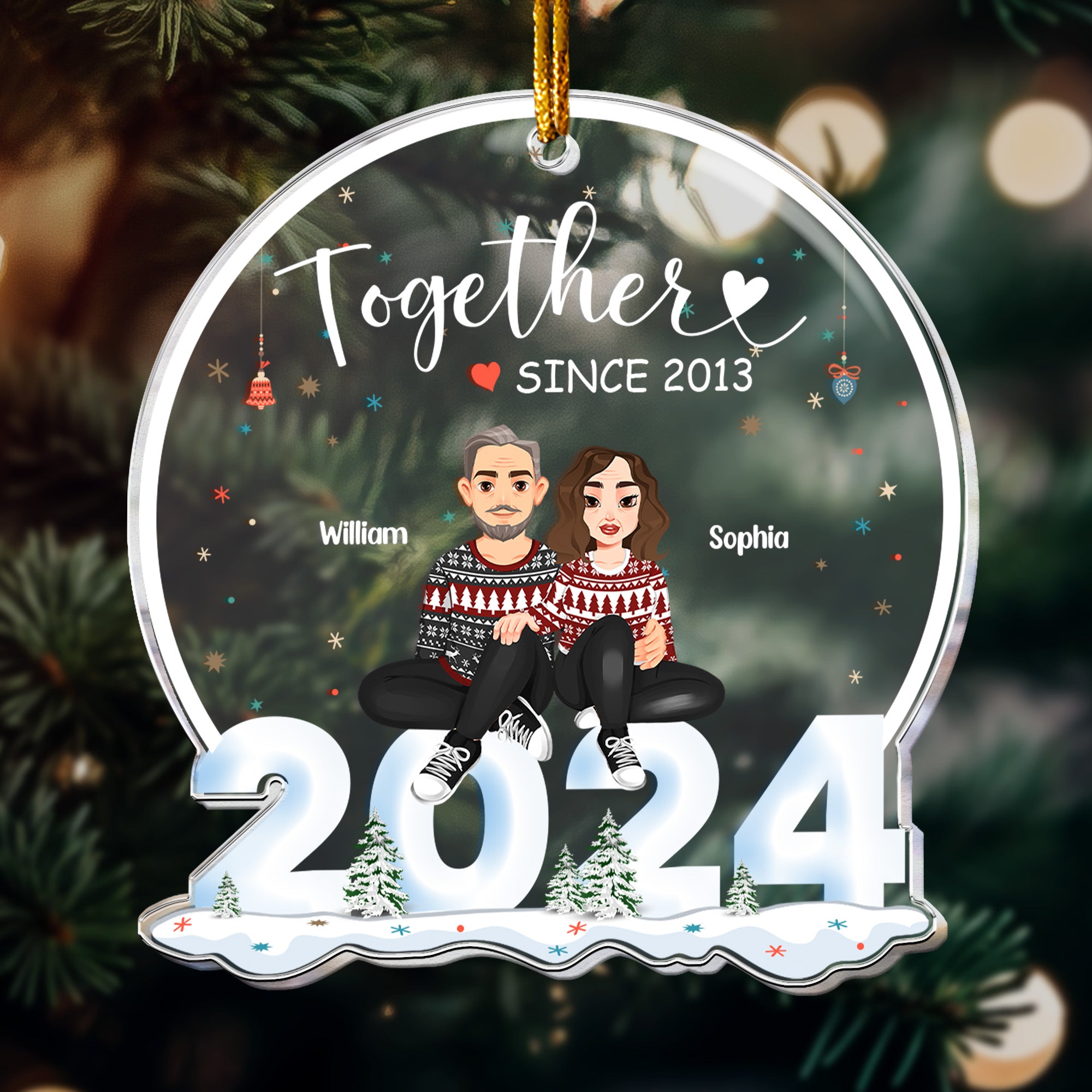 You And Me We Got This - Personalized Acrylic Ornament