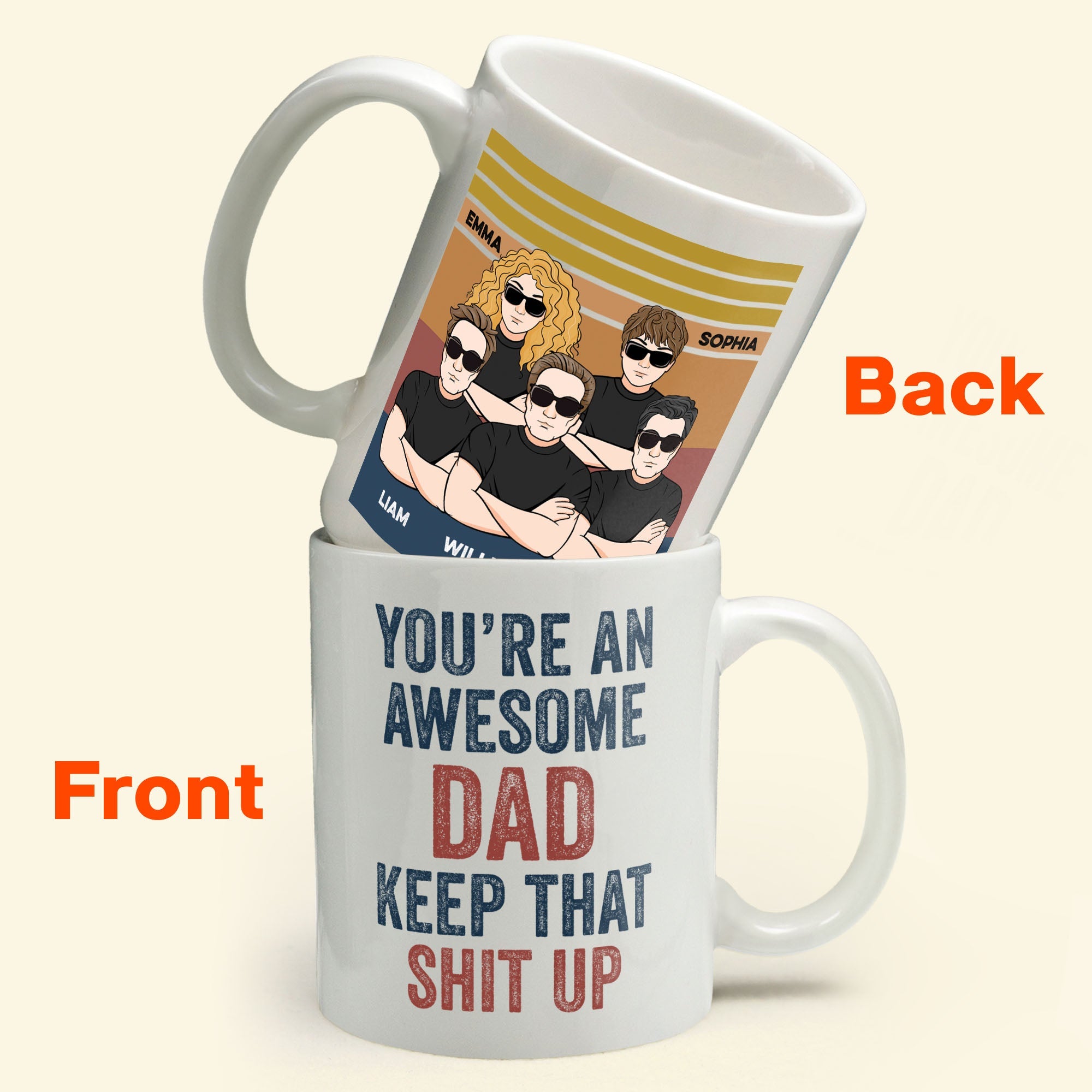 You Are An Awesome Dad - Personalized Mug - Father's Day Gift For Father, Dad, Papa