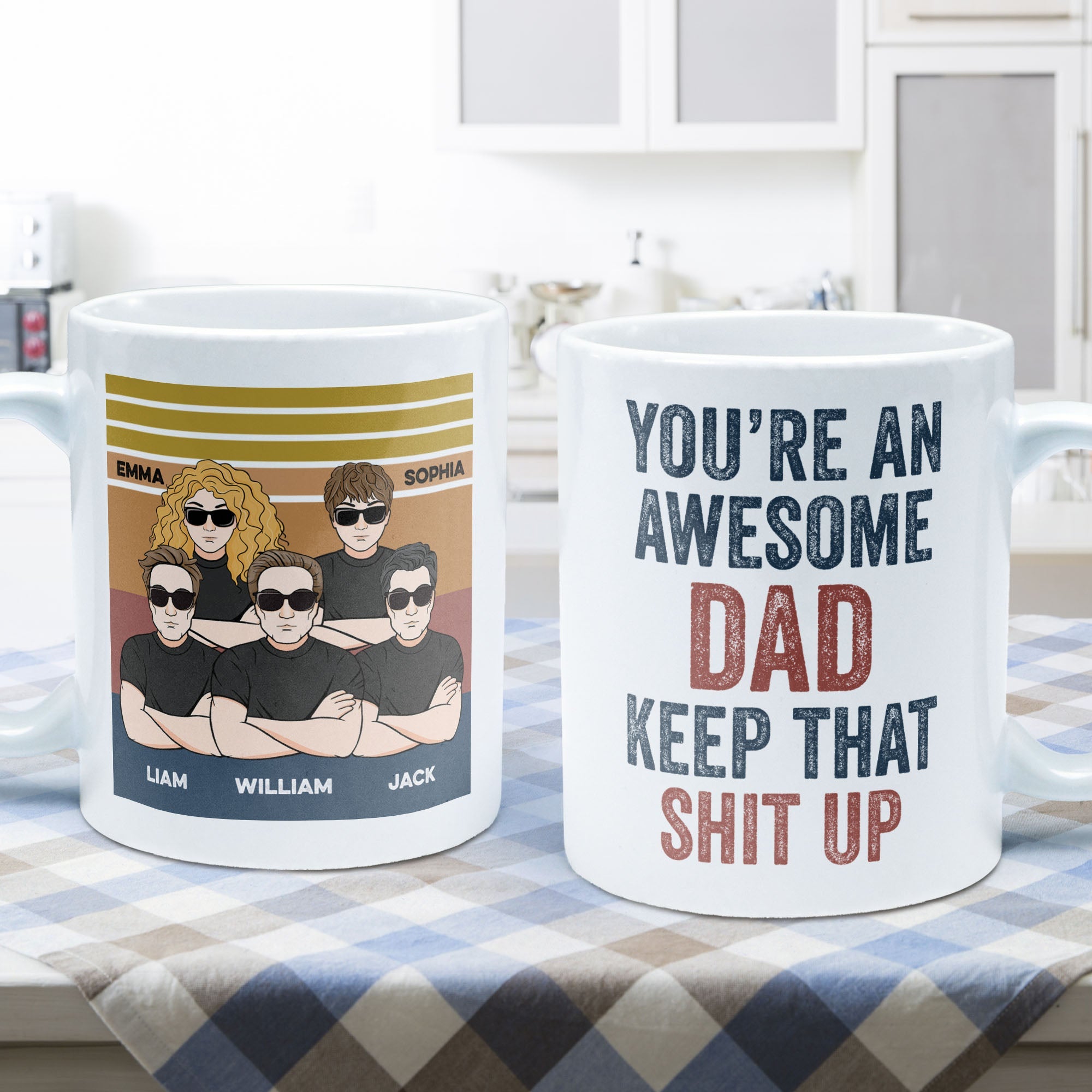 You Are An Awesome Dad - Personalized Mug - Father's Day Gift For Father, Dad, Papa