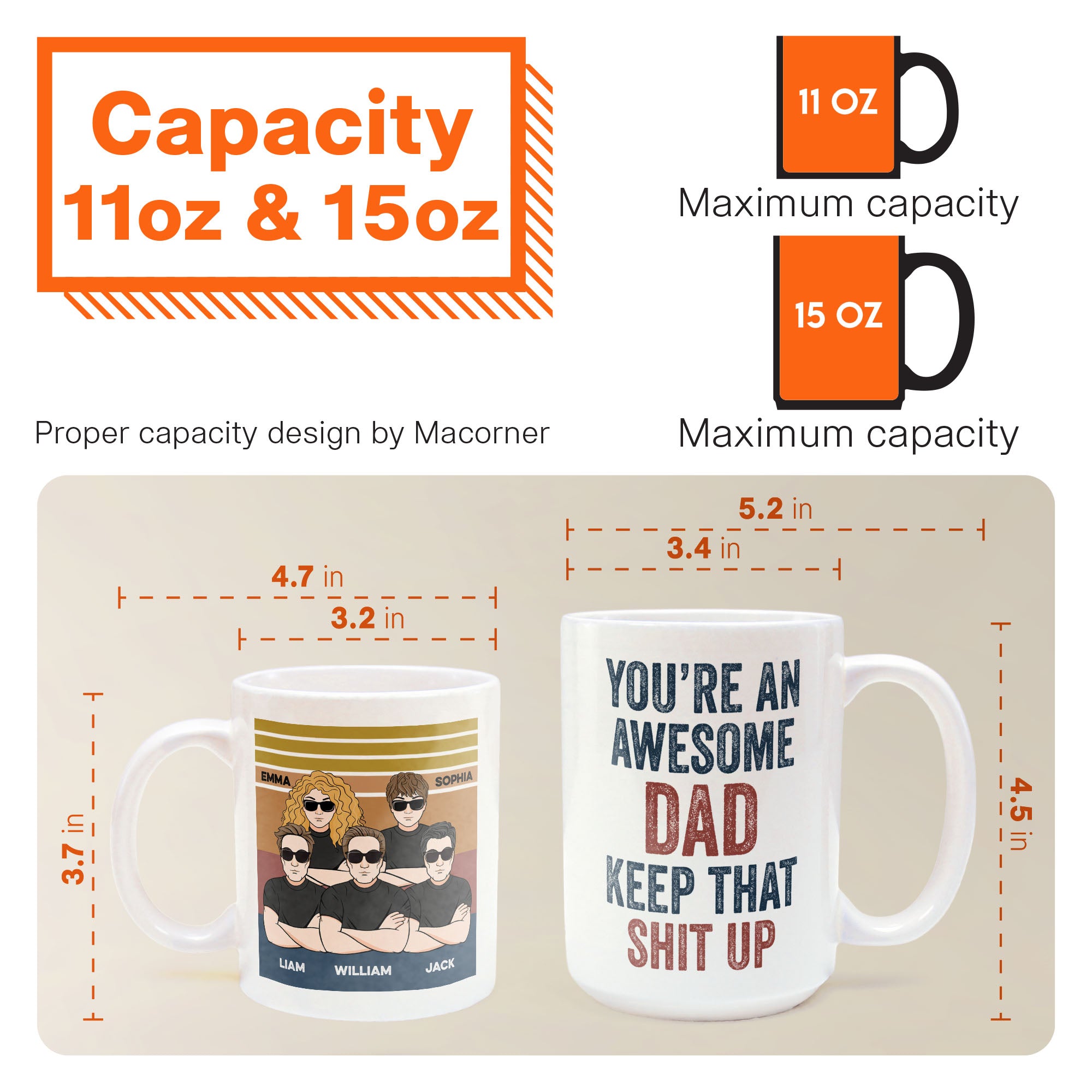 You Are An Awesome Dad - Personalized Mug - Father's Day Gift For Father, Dad, Papa