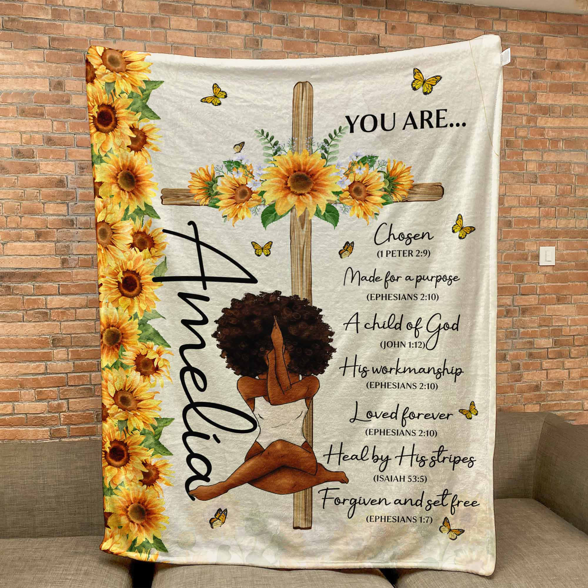 You Are Chosen - Personalized Photo Blanket