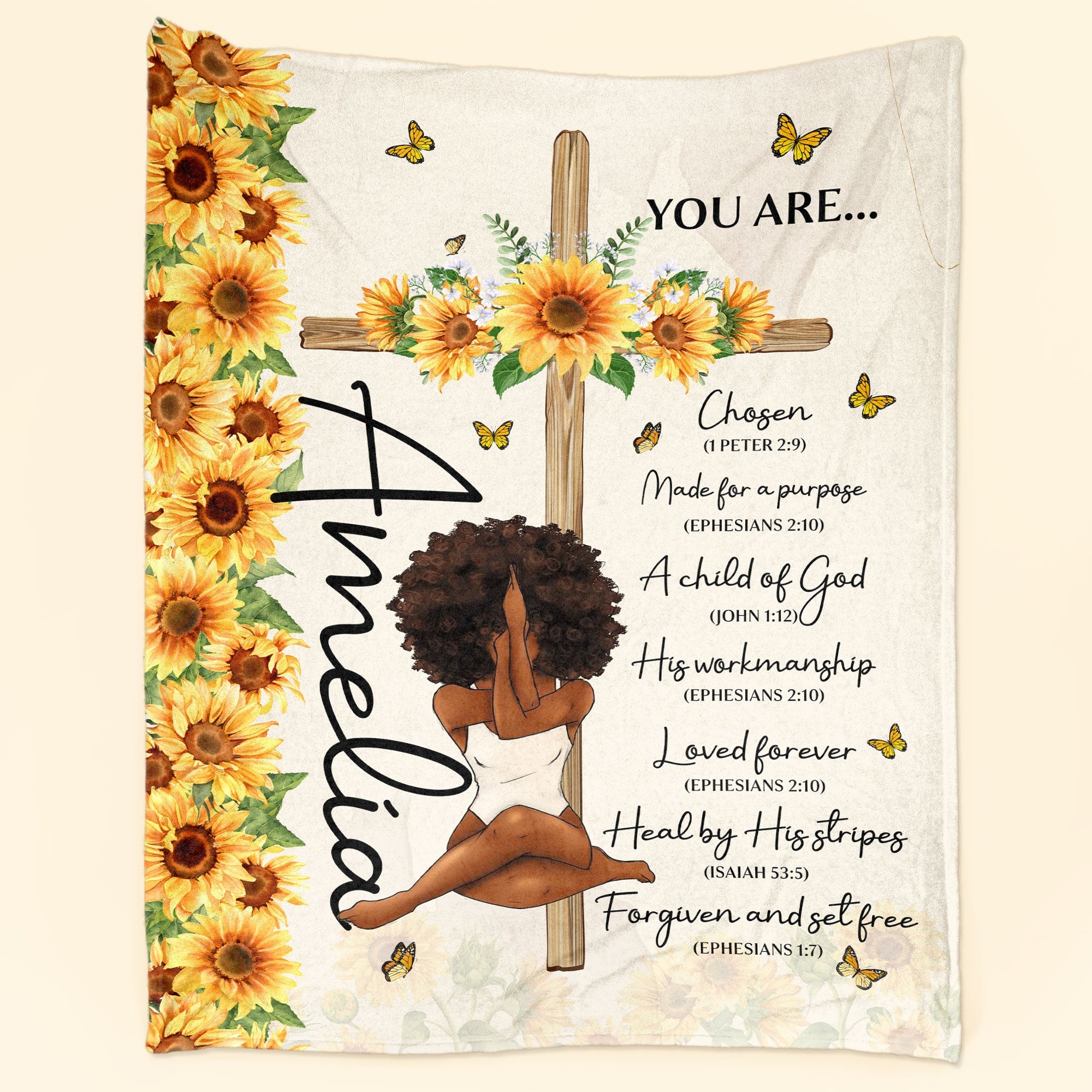 You Are Chosen - Personalized Photo Blanket