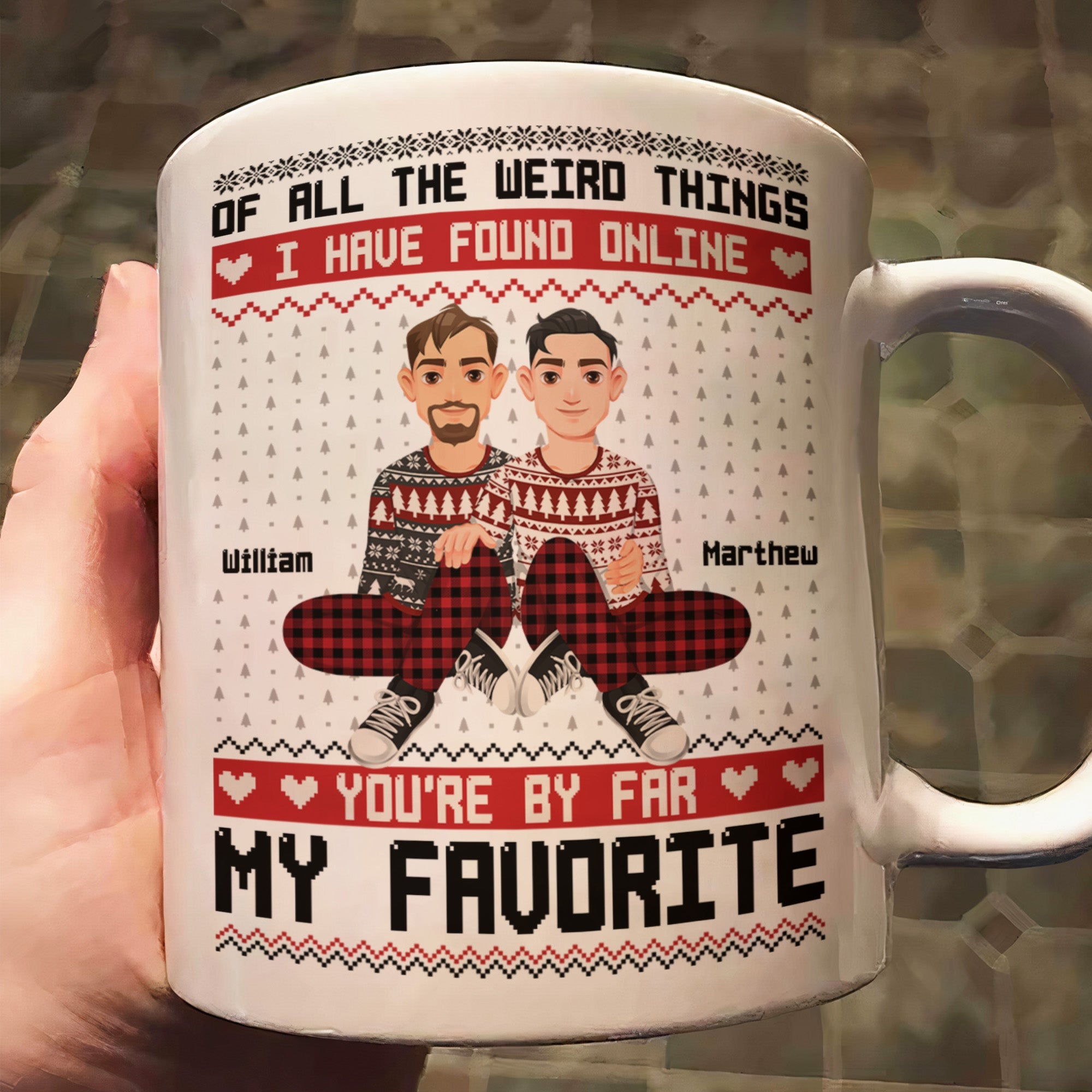 You Are My Favorite By Far Christmas Gift For Couples - Personalized Mug