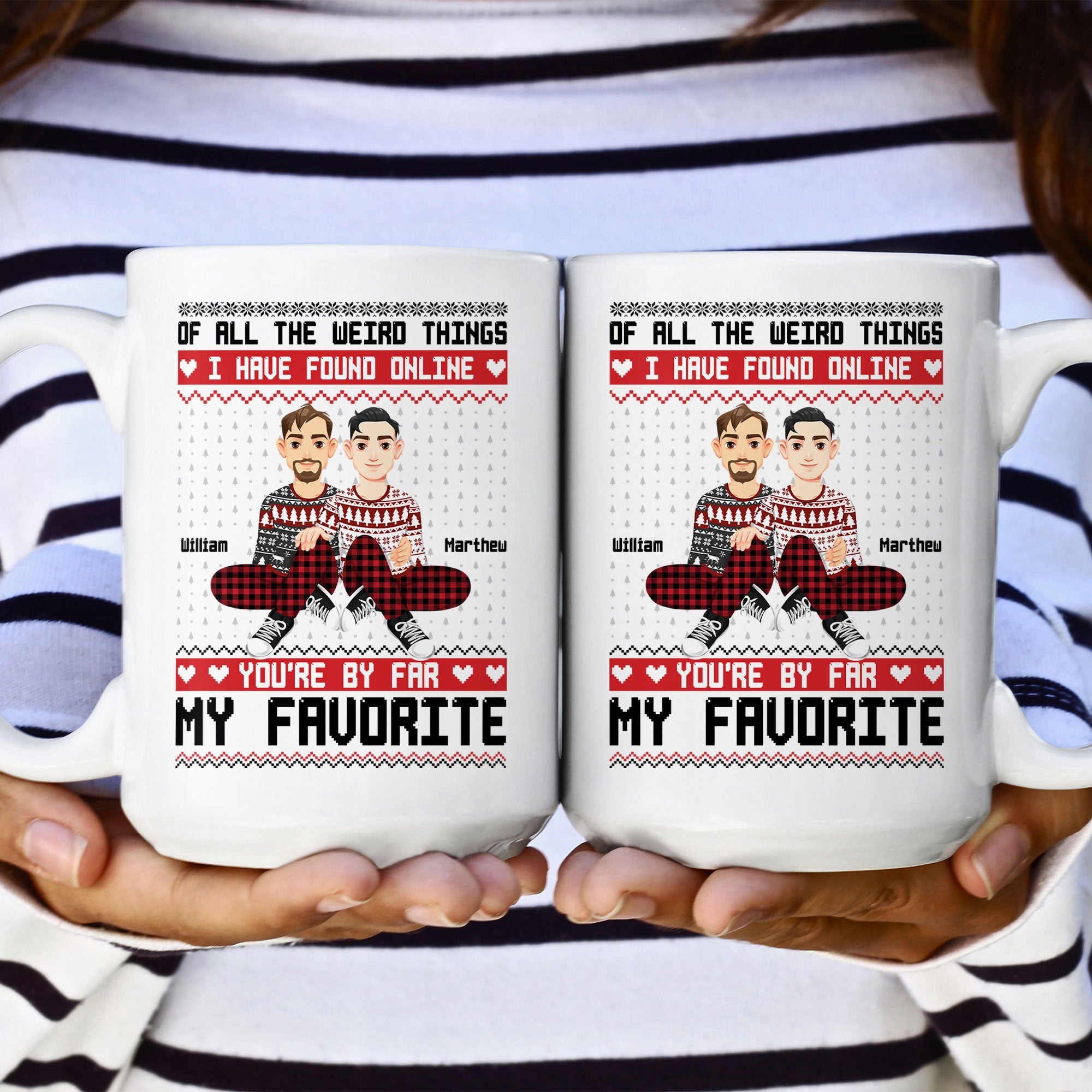 You Are My Favorite By Far Christmas Gift For Couples - Personalized Mug