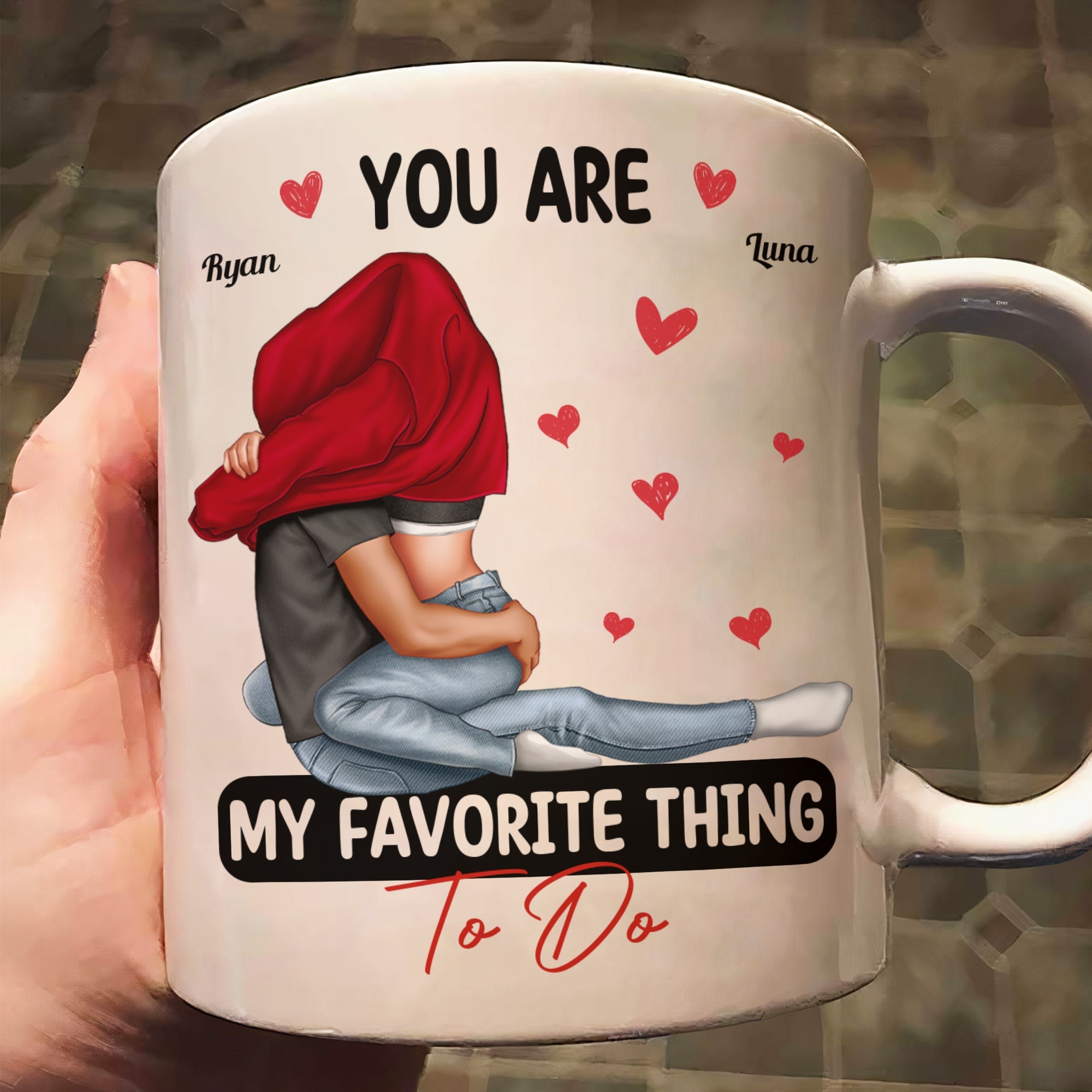 You Are My Favorite Thing To Do Couples - Personalized Mug