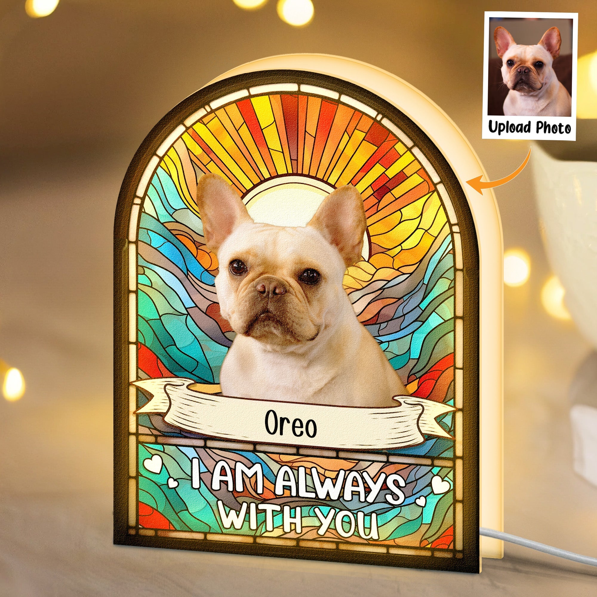 I Am Always With You - Personalized Photo Light Box