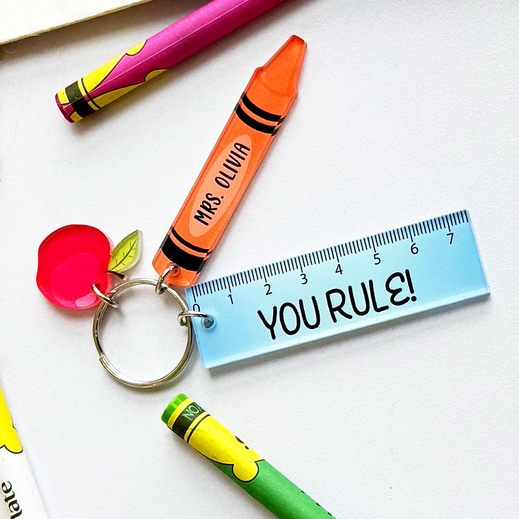 You Rule! - Personalized Acrylic Keychain