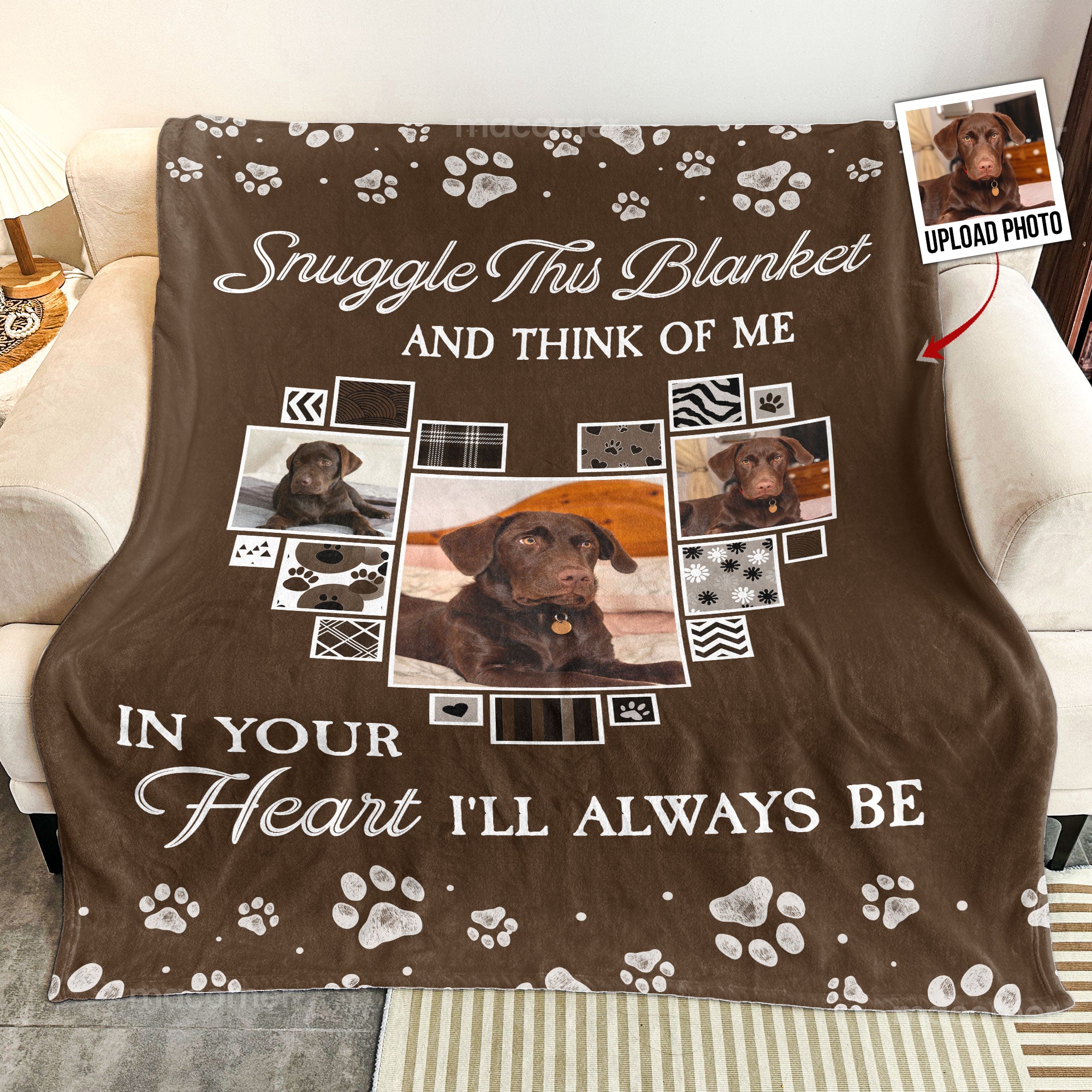 You Were My Favorite Hello Pet Loss - Personalized Photo Blanket