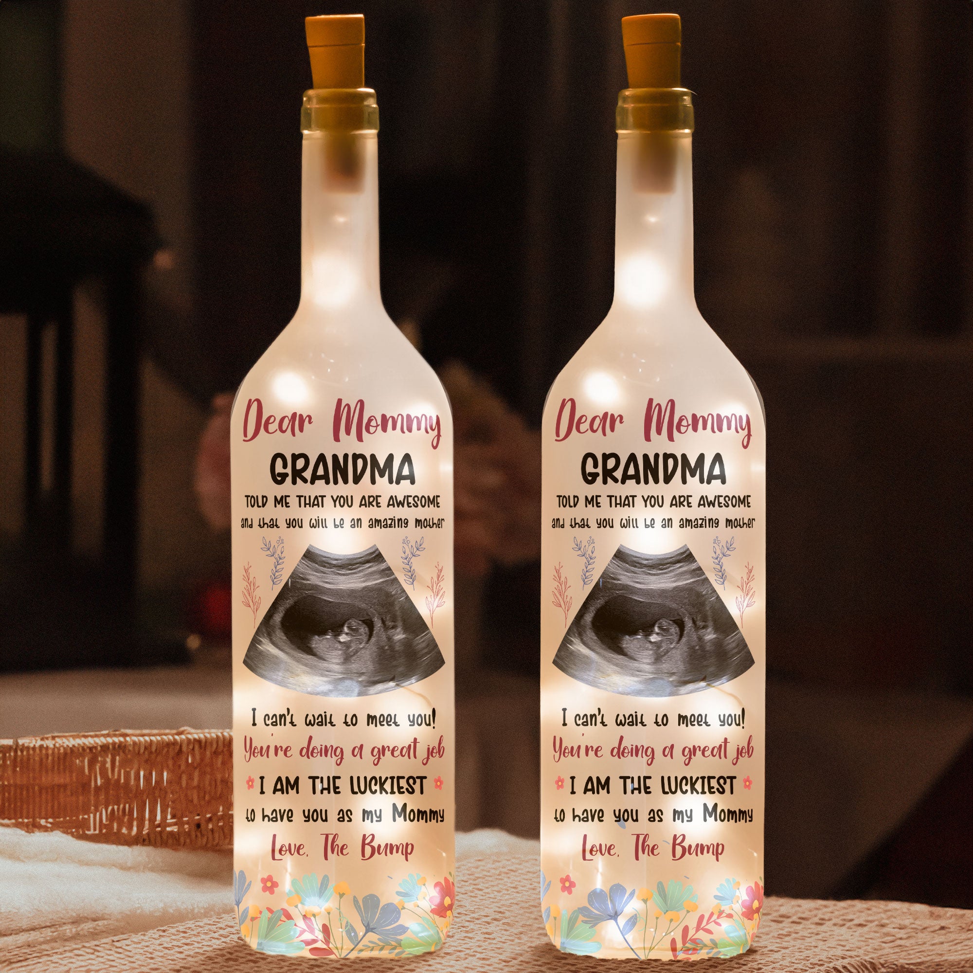 You Will Be An Amazing Mother - Personalized Photo Bottle Lamp