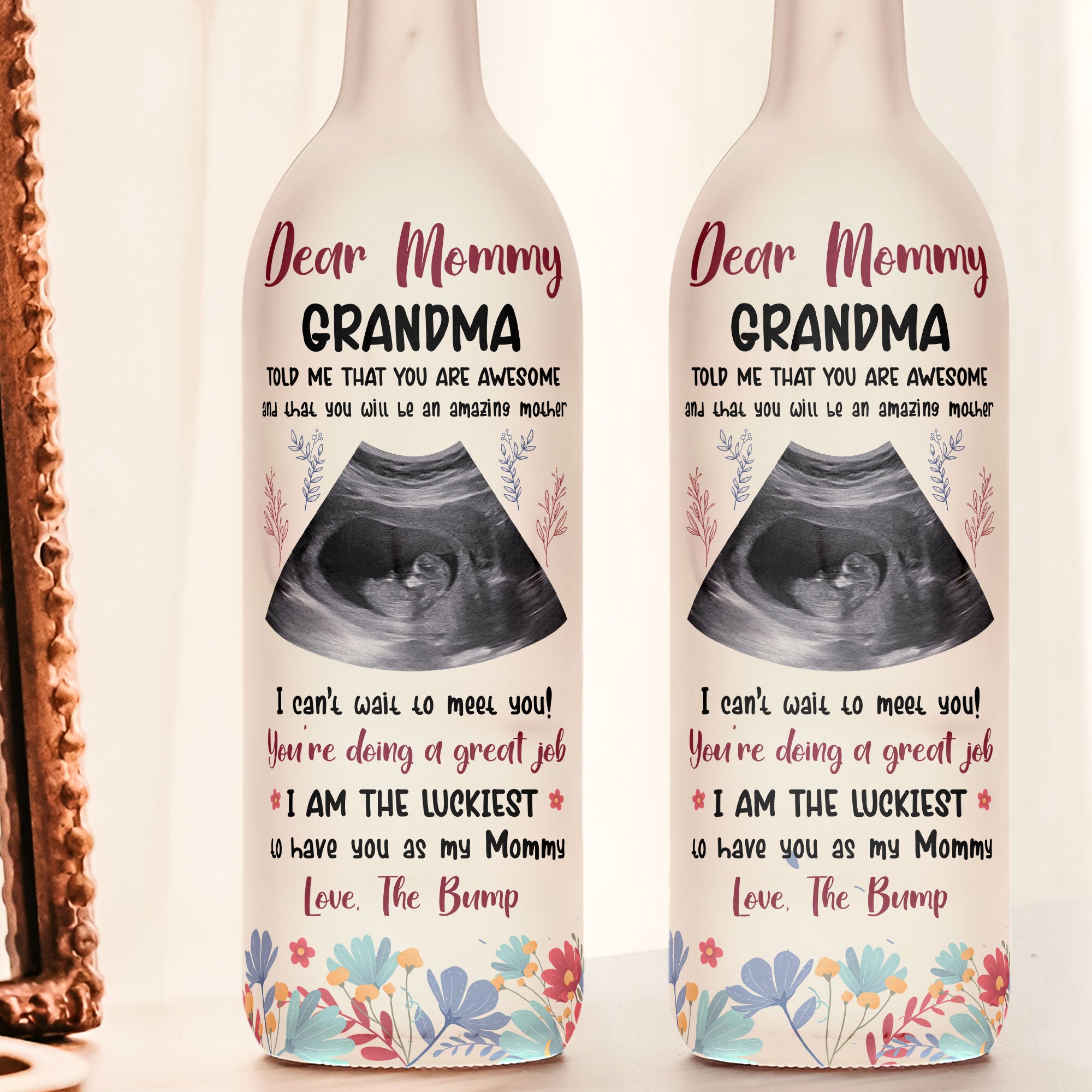 You Will Be An Amazing Mother - Personalized Photo Bottle Lamp