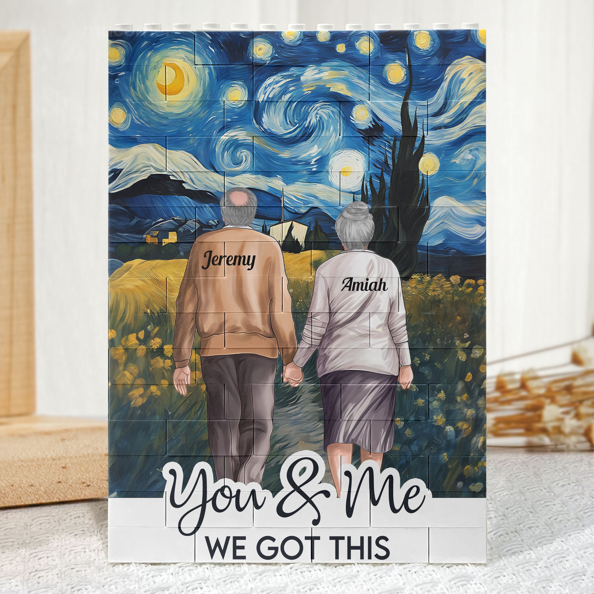 You & Me We Got This - Personalized Building Brick