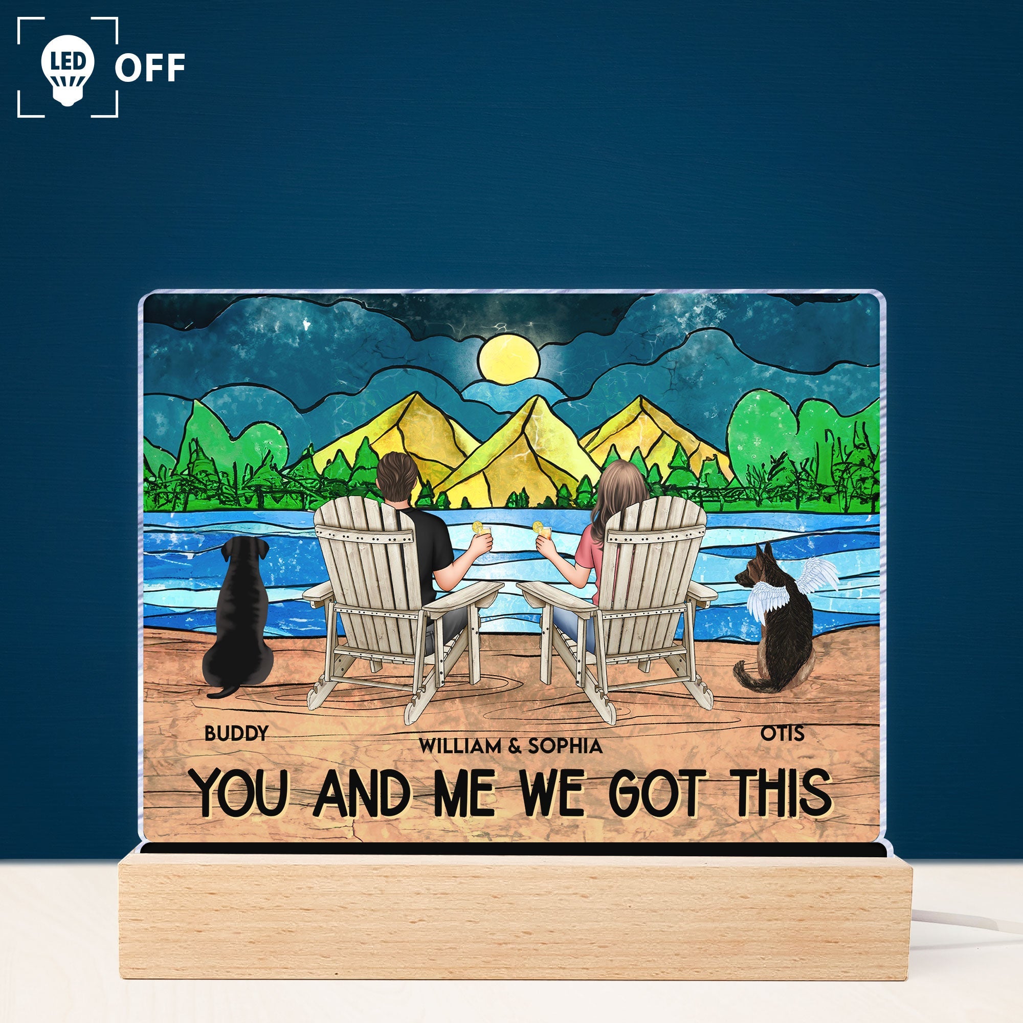 You & Me We Got This - Personalized LED Light