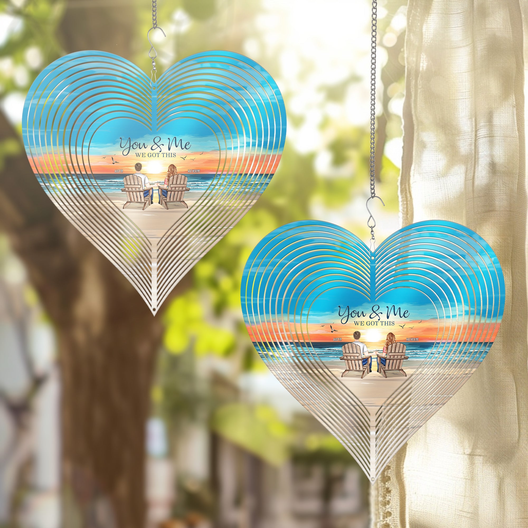 You & Me We Got This - Personalized Wind Spinner