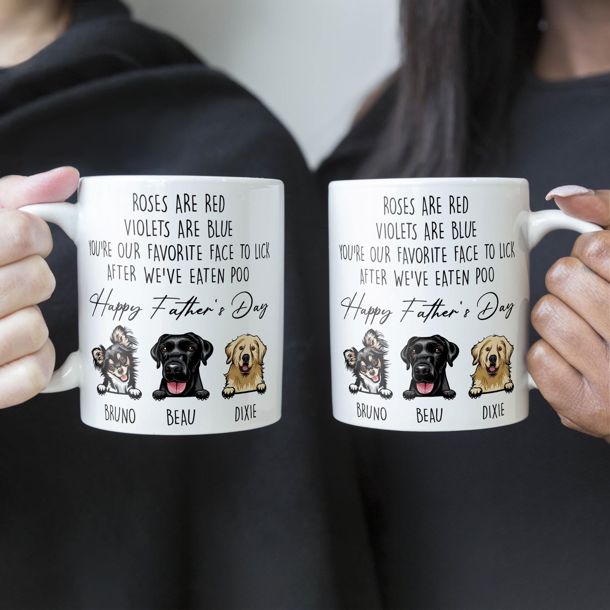 You're Our Favorite Face To Lick After We've Eaten Poo - Personalized Mug