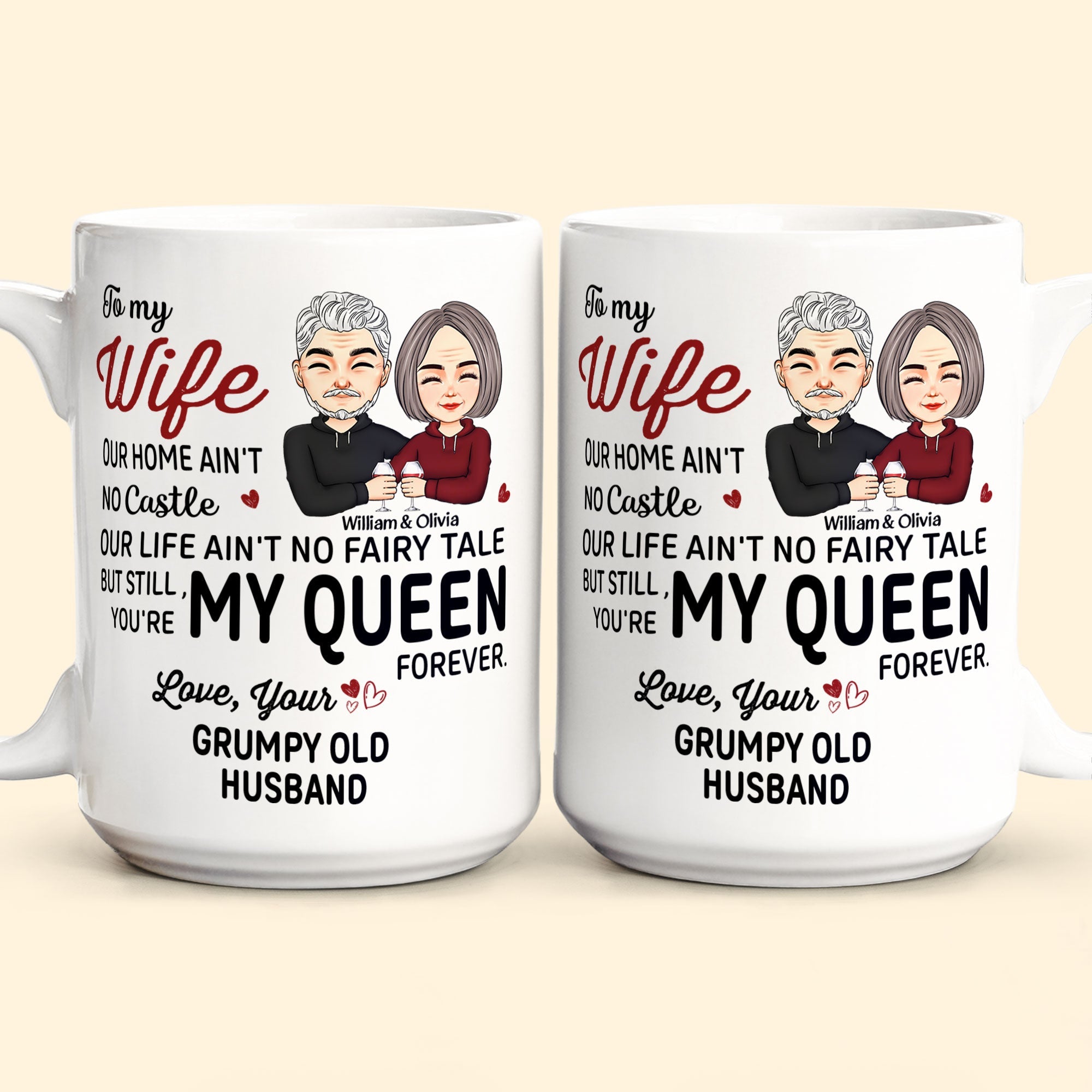 You're My Queen Forever - Personalized Mug