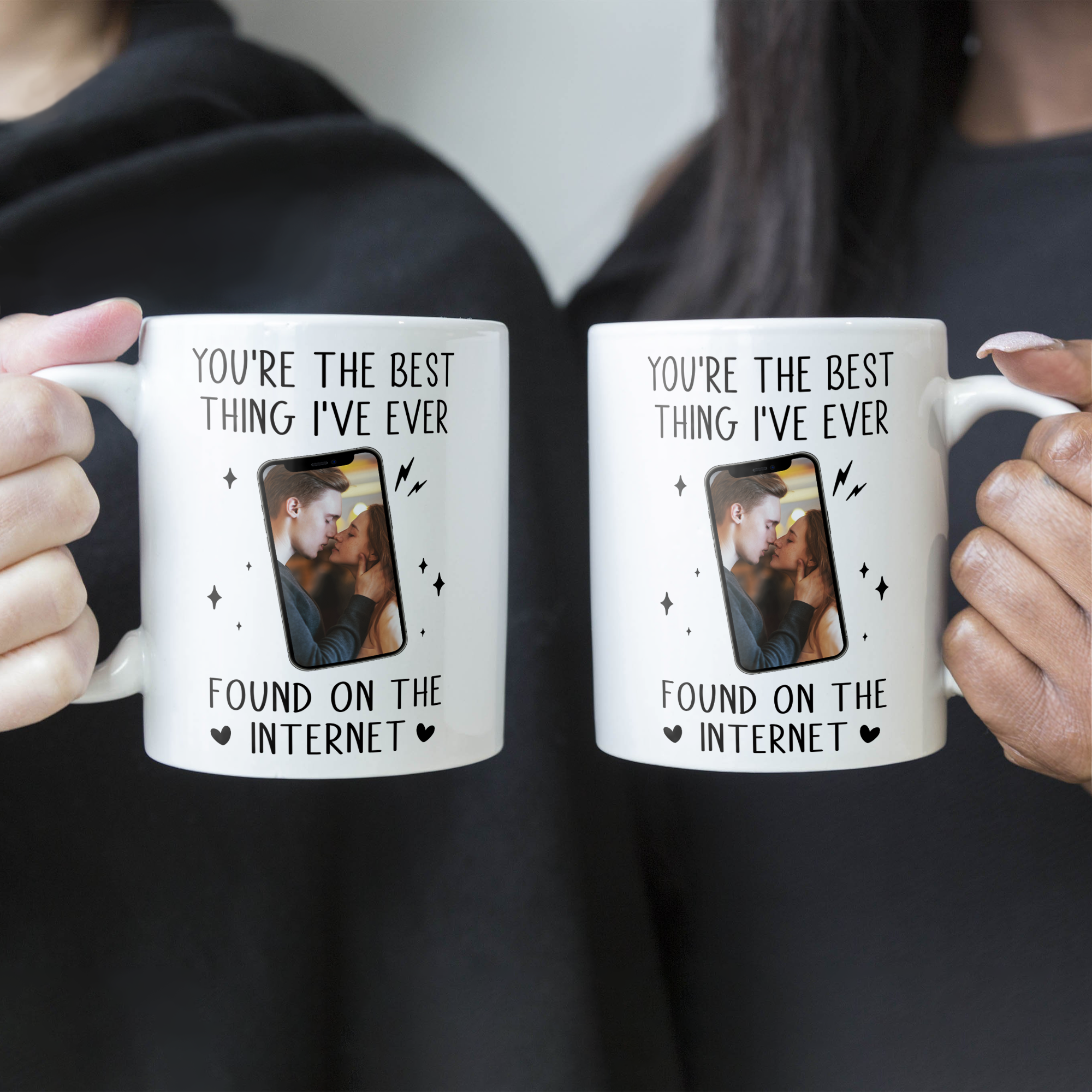 You're The Best Thing I've Ever Found On The Internet - Personalized Photo Mug