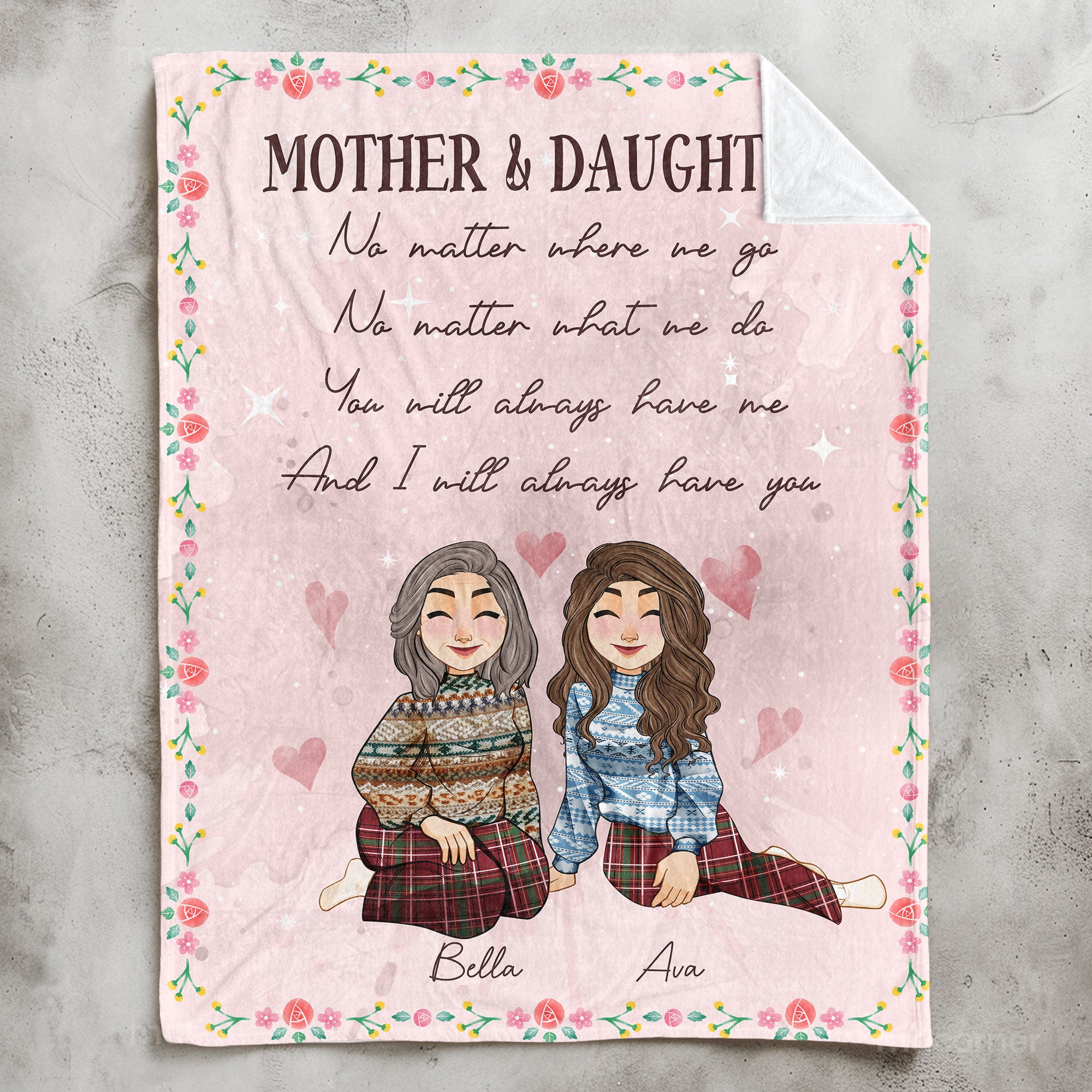 You'll Always Have Me, Daughter - Personalized Blanket