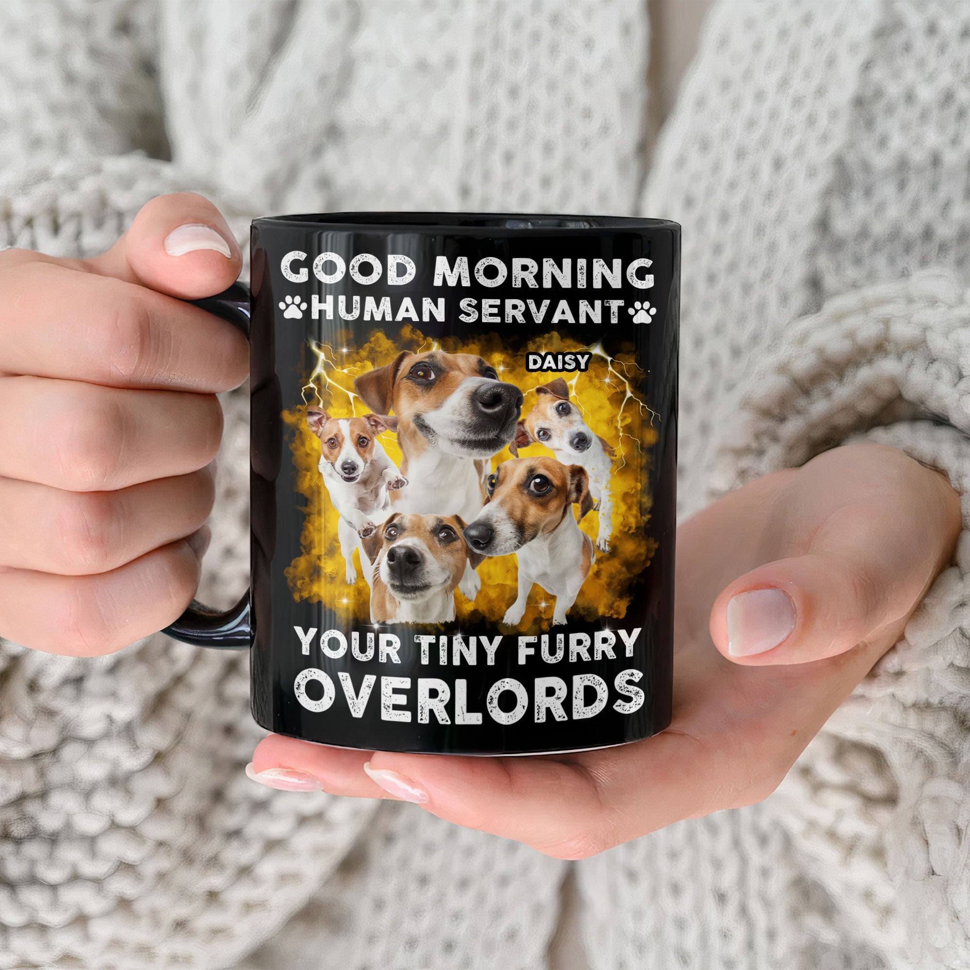 Your Tiny Furry Overlords - Personalized Photo Mug