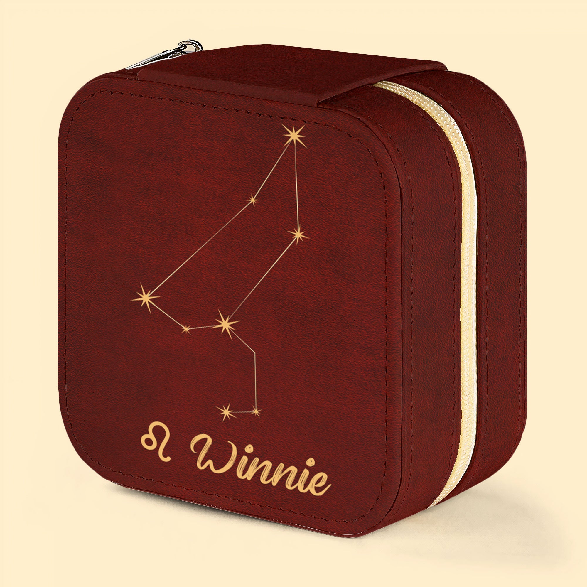 Zodiac Star - Personalized Jewelry Box