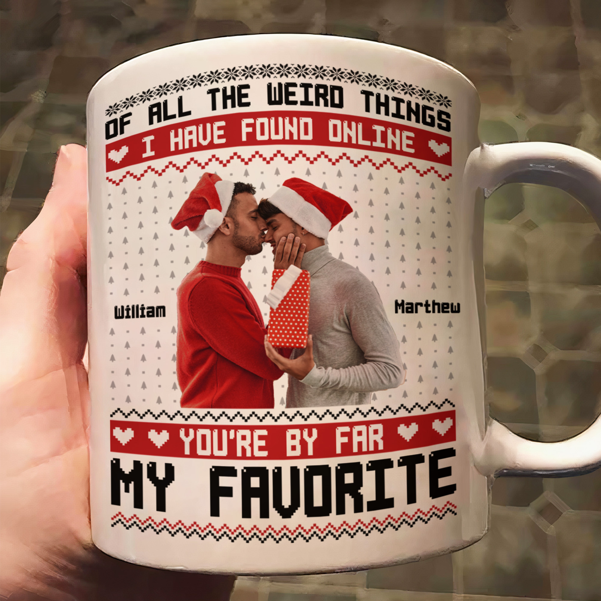 You Are My Favorite By Far Christmas Gift For Couples - Personalized Mug