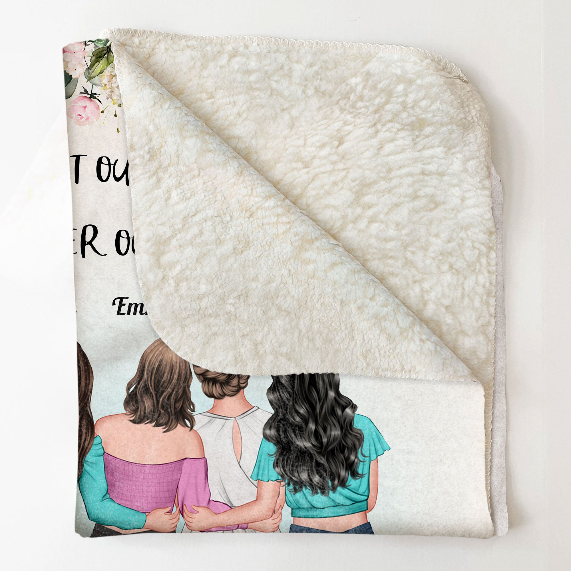 First Our Mother, Forever Our Friend - Personalized Mom Blanket