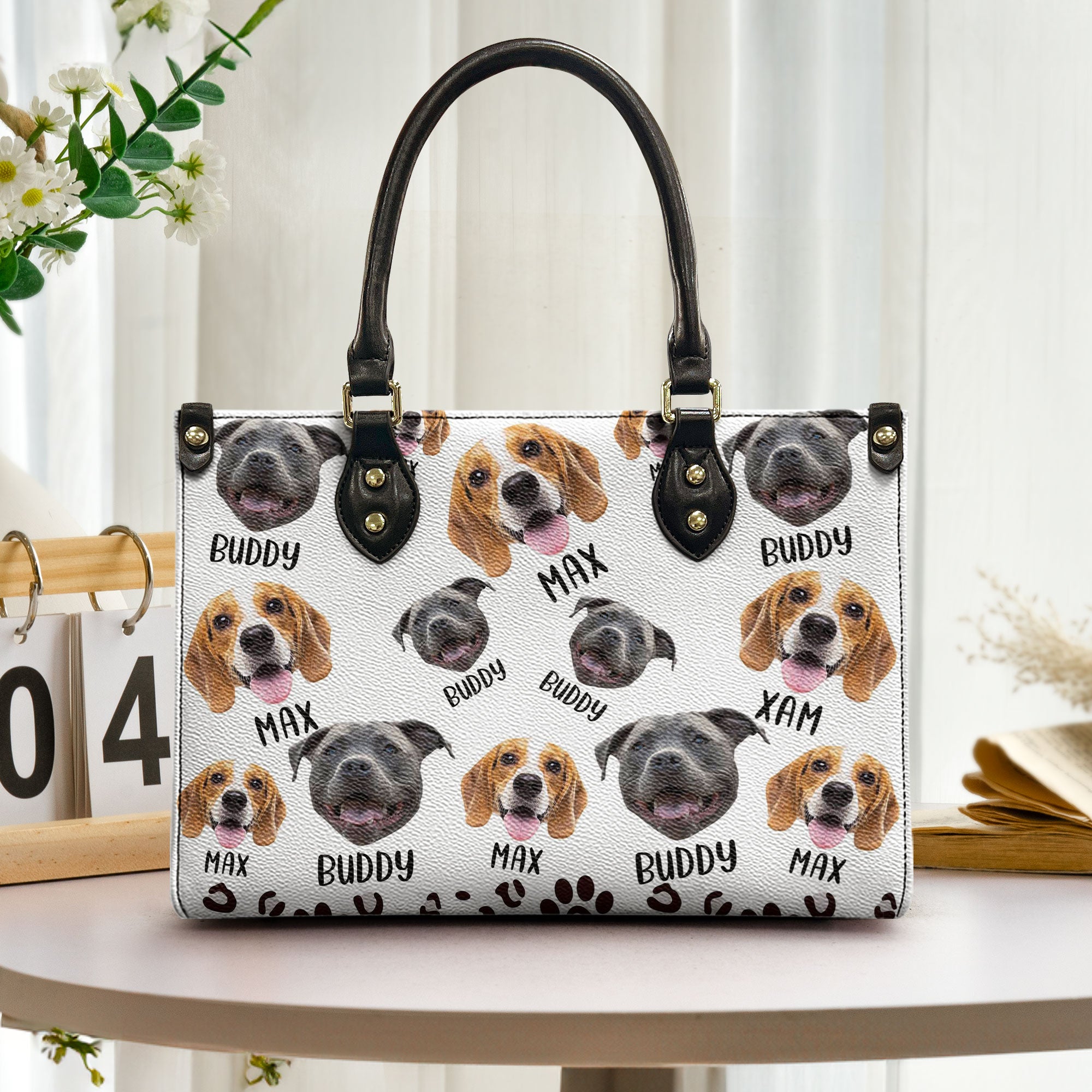 My Pet's Face - Personalized Photo Leather Bag