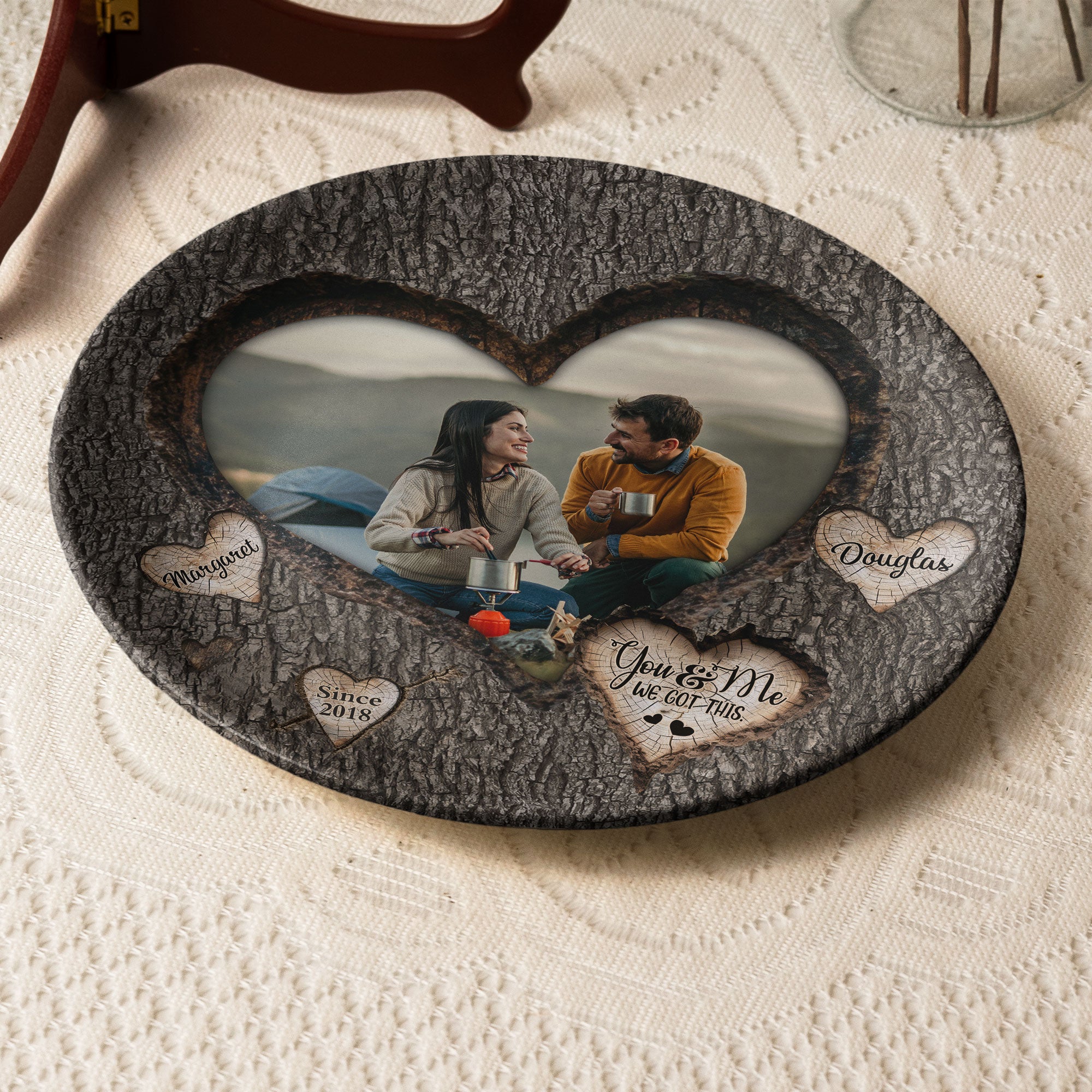 I'm Yours No Returns Or Refunds - Personalized Photo Ceramic Plate