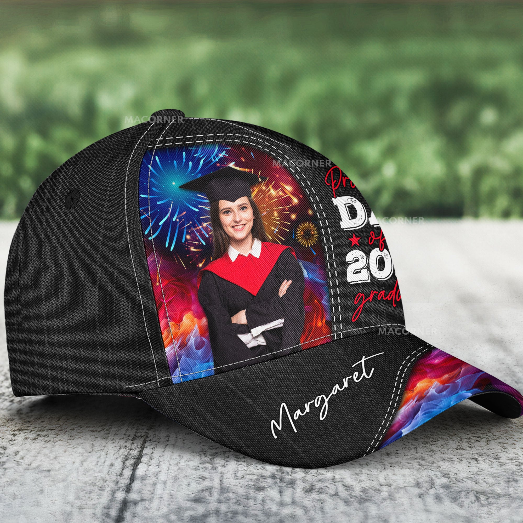 Proud Dad Of A Graduate - Personalized Photo Classic Cap