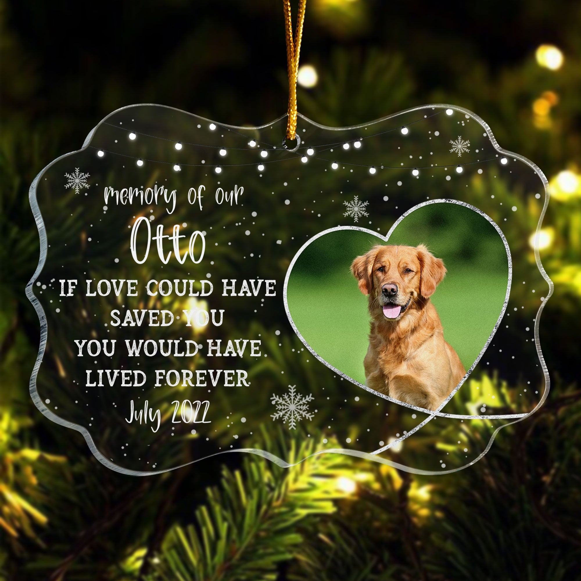 Forever Loved - Personalized Acrylic Ornament