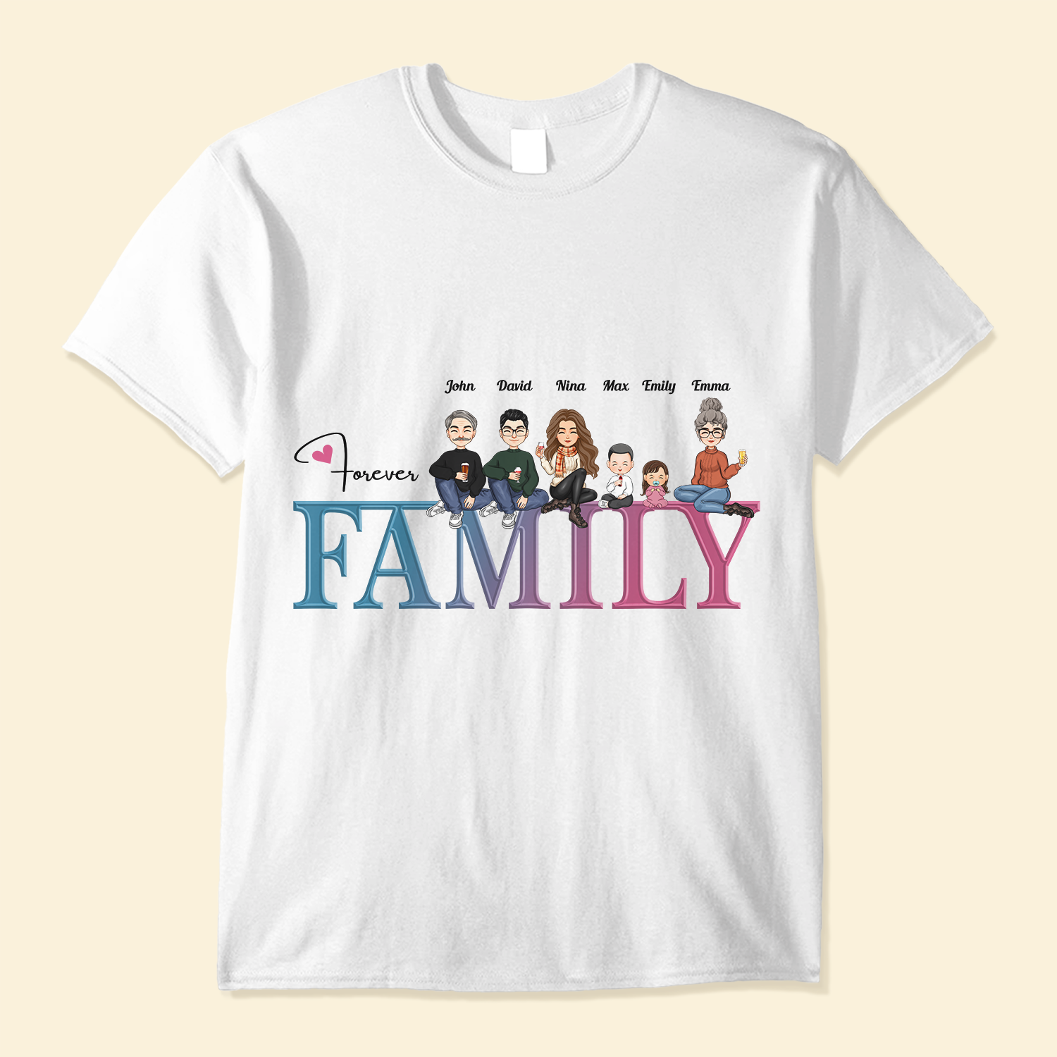 Forever Family - Personalized Shirt