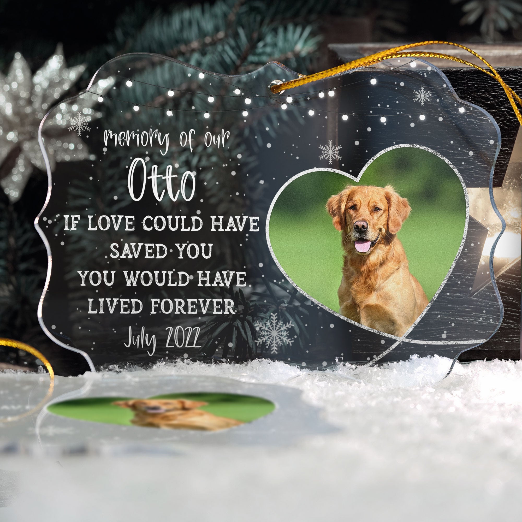 Forever Loved - Personalized Acrylic Ornament