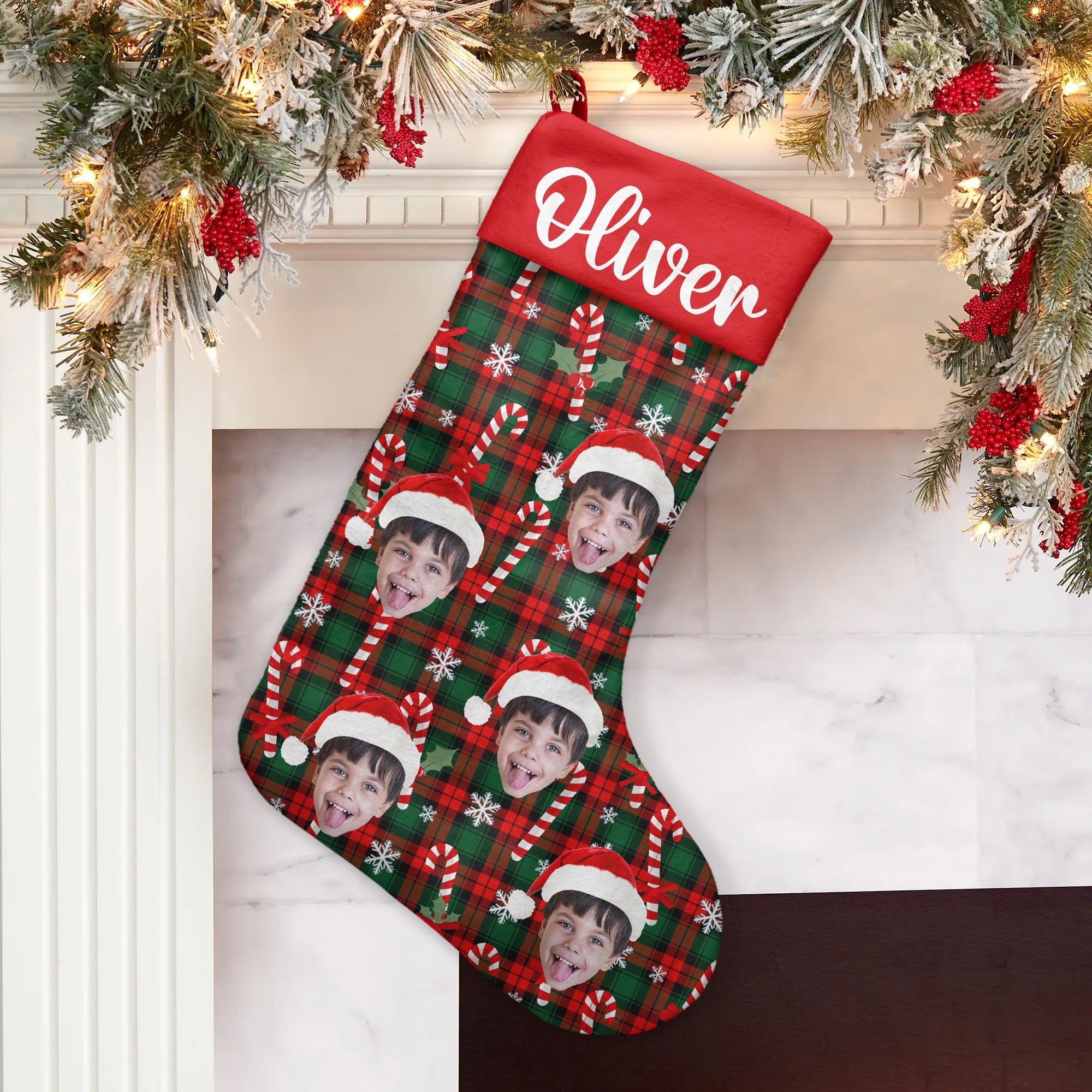 Custom Face - Personalized Photo Stocking