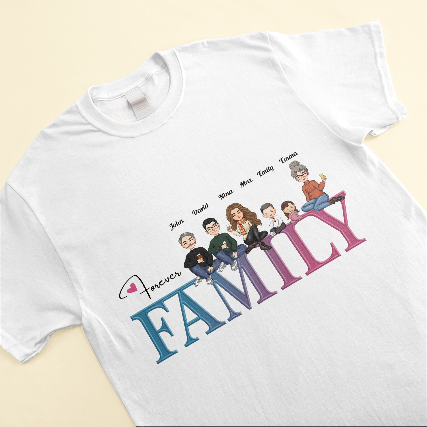 Forever Family - Personalized Shirt