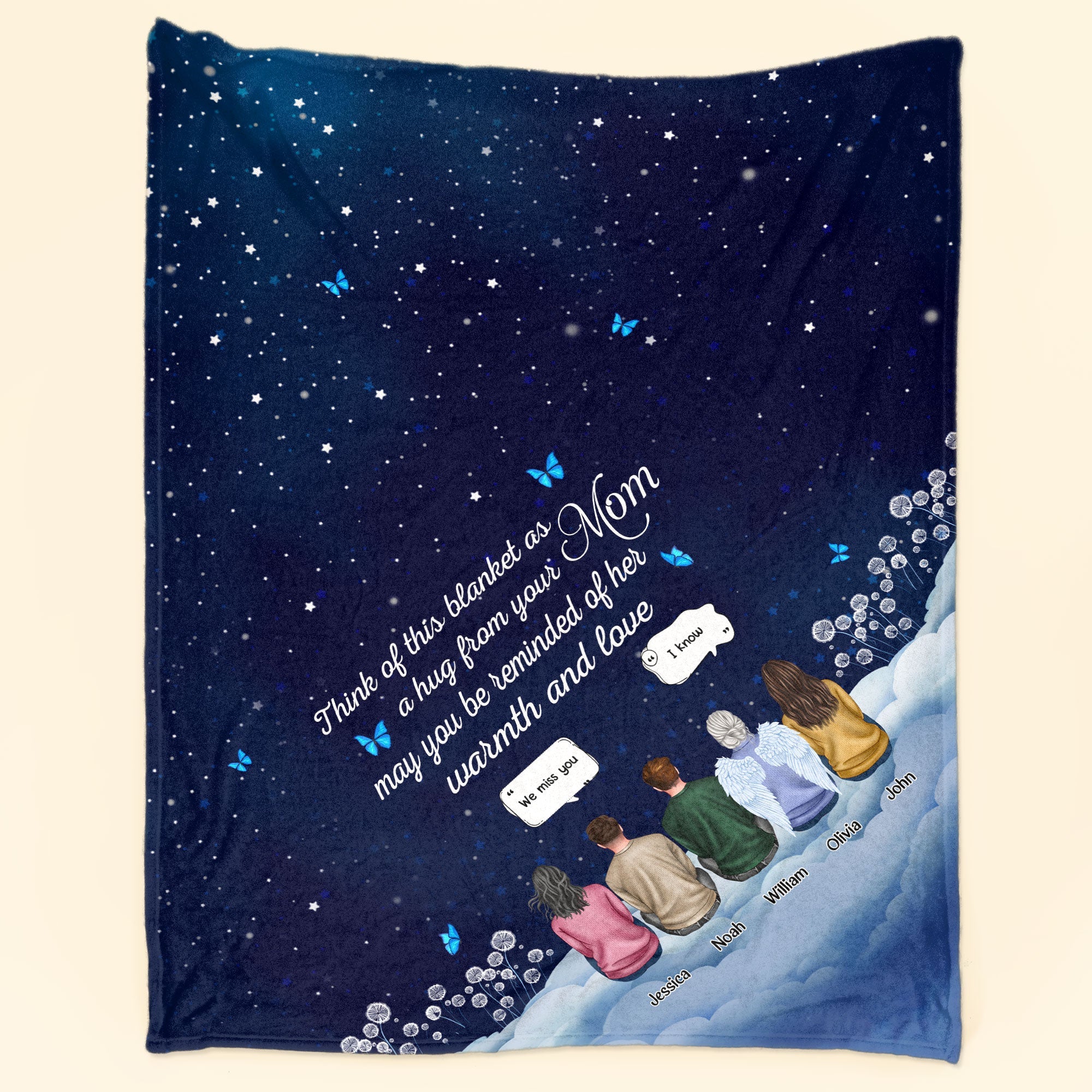 A Hug From Heaven - Personalized Blanket