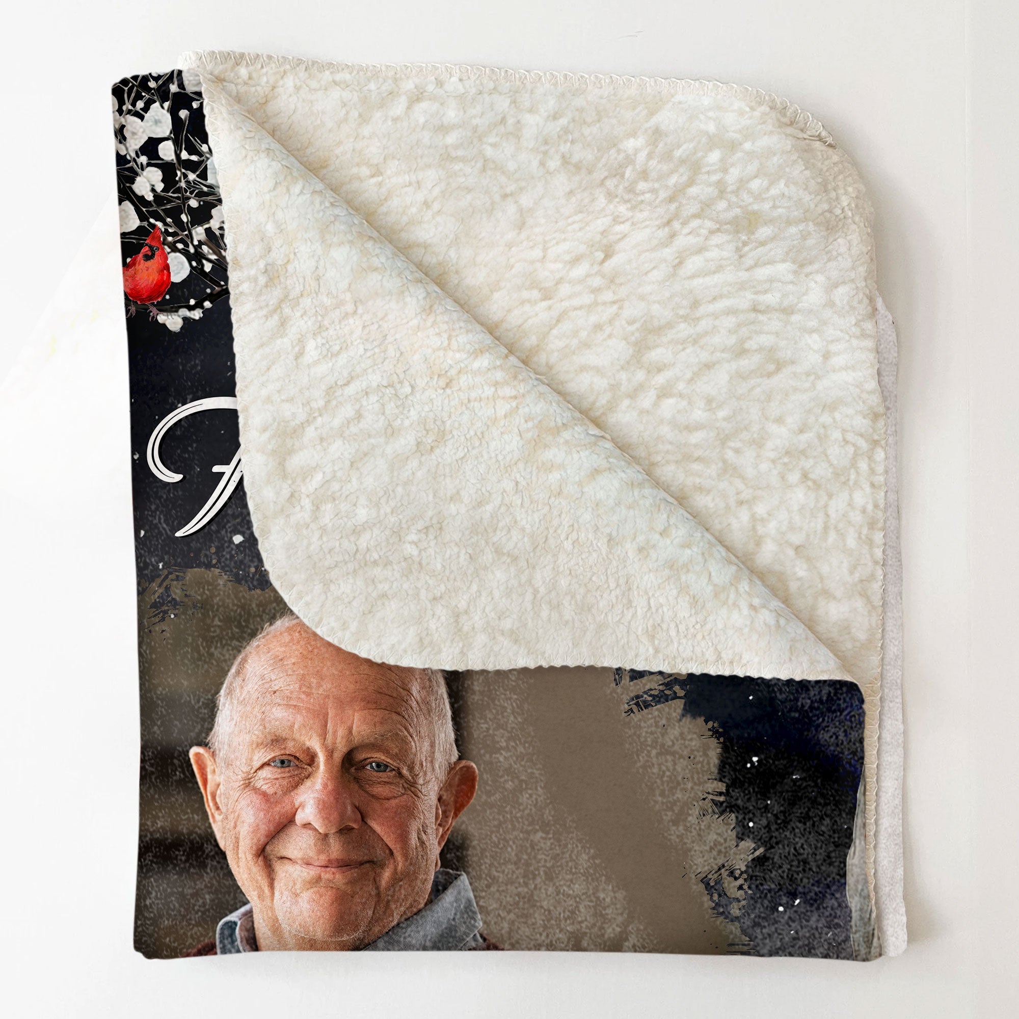 A Hug From Heaven - Personalized Memory Photo Blanket