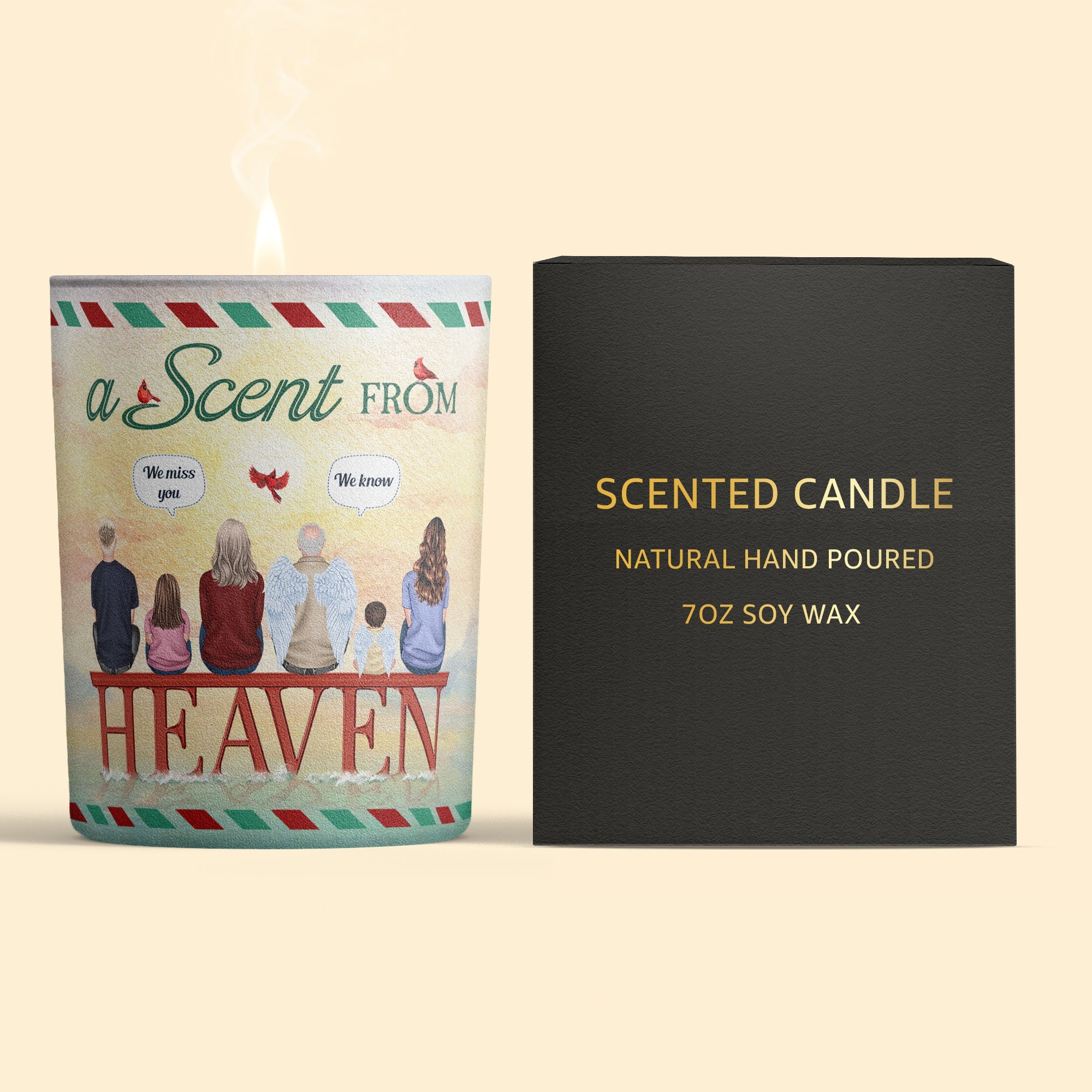 A Scent From Heaven - Personalized Candle