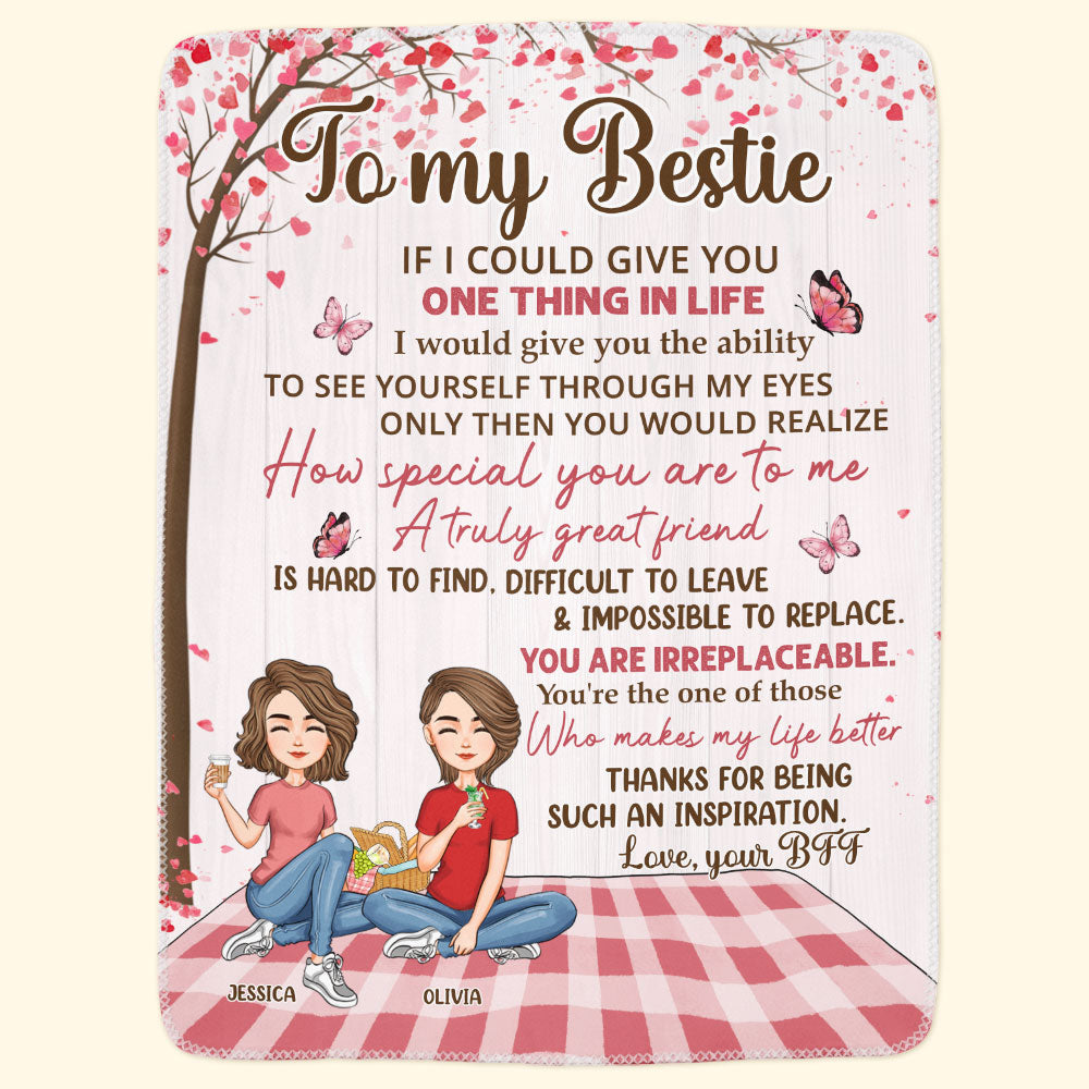 A Truly Great Friend Is Hard To Find Friendship - Personalized Blanket