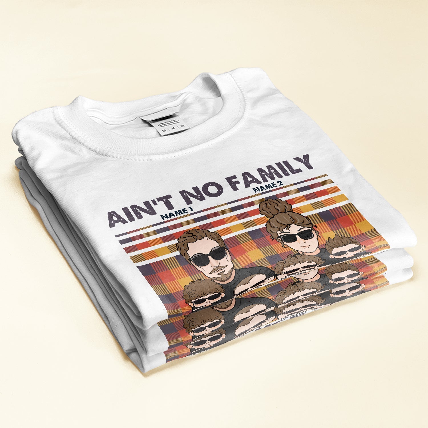 Ain't No Family Like The One I Got - Personalized Shirt - Thanksgiving Gift For Family Members - Family Illustration